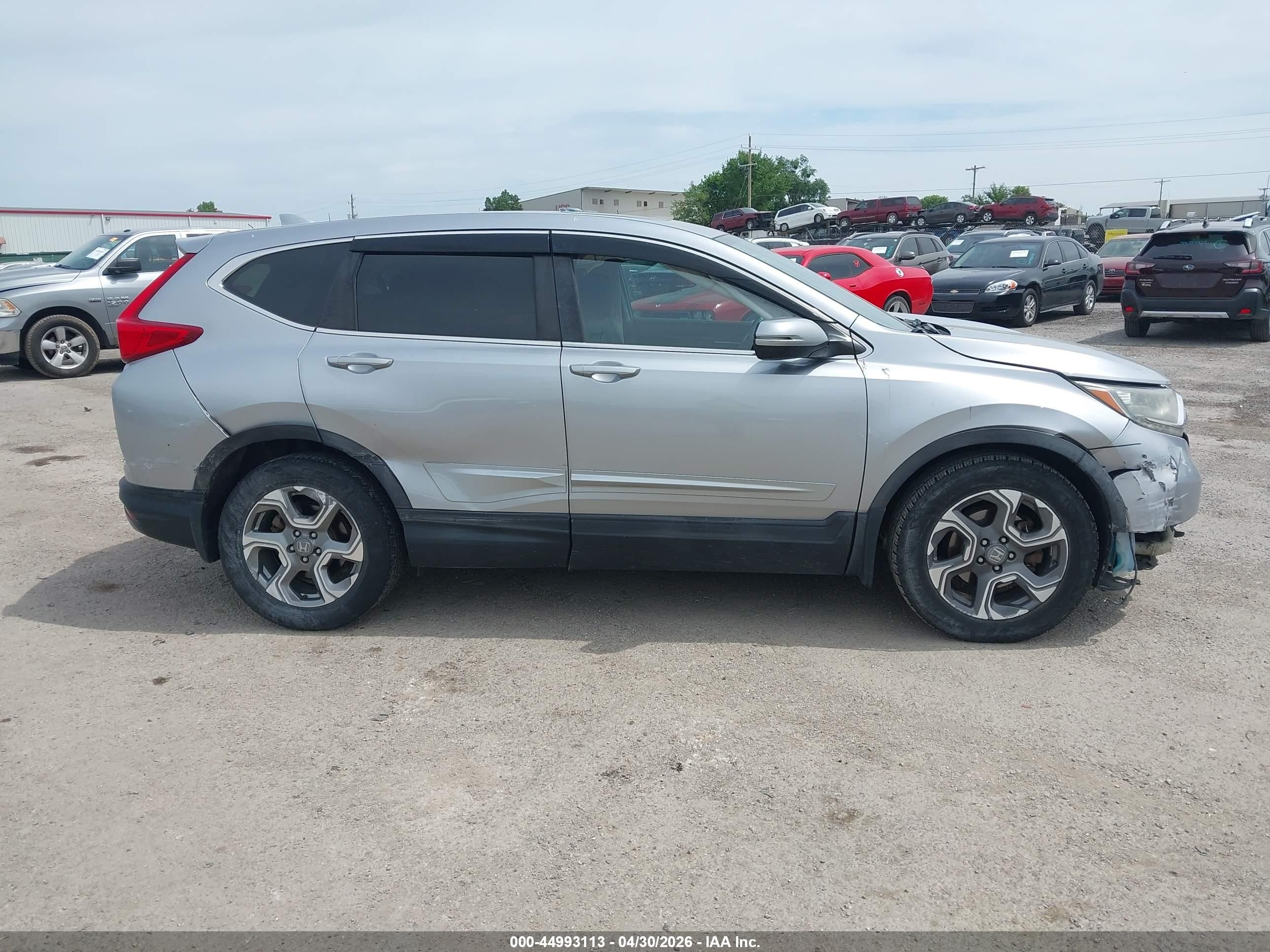 2018 Honda Cr-v Ex-l/ex-l Navi Silver vin: 7FARW1H86JE024865