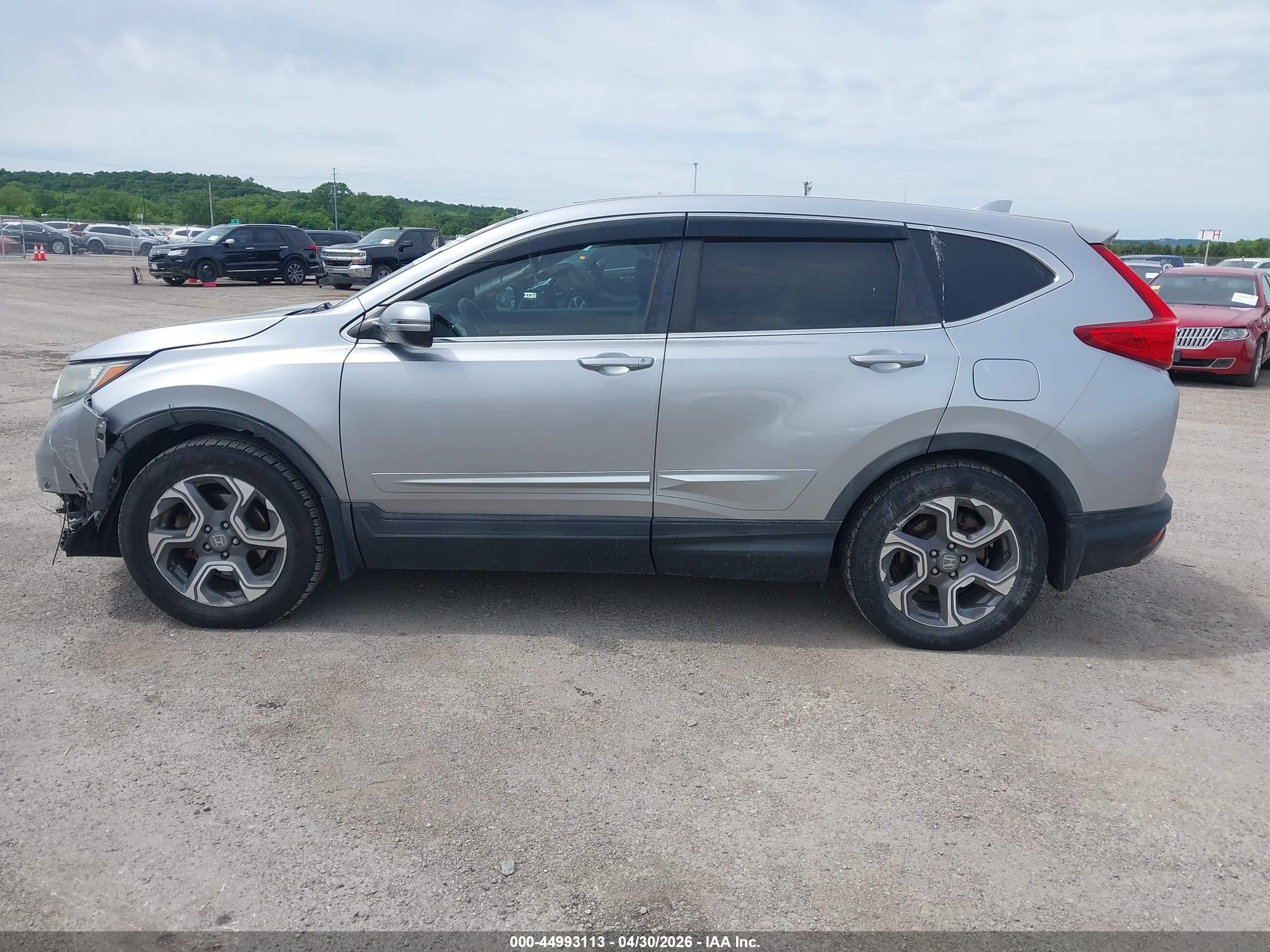 2018 Honda Cr-v Ex-l/ex-l Navi Silver vin: 7FARW1H86JE024865