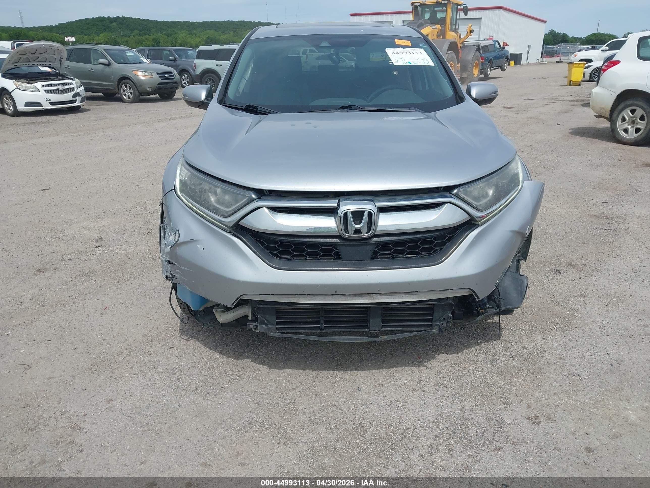 2018 Honda Cr-v Ex-l/ex-l Navi Silver vin: 7FARW1H86JE024865