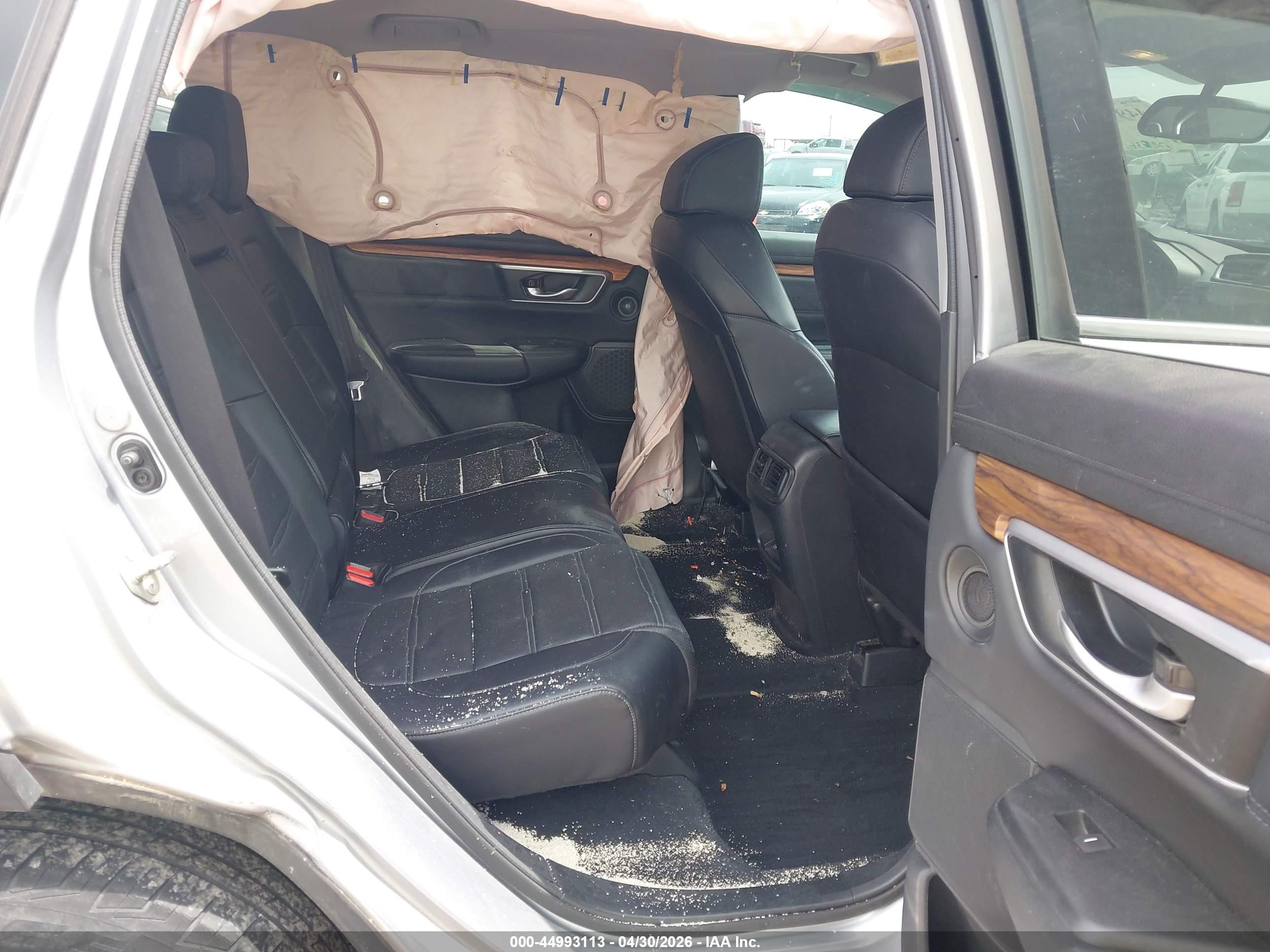 2018 Honda Cr-v Ex-l/ex-l Navi Silver vin: 7FARW1H86JE024865