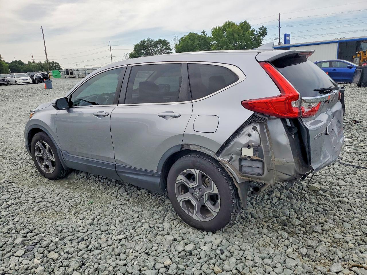 2018 Honda Cr-v Exl Silver vin: 7FARW1H86JE038720