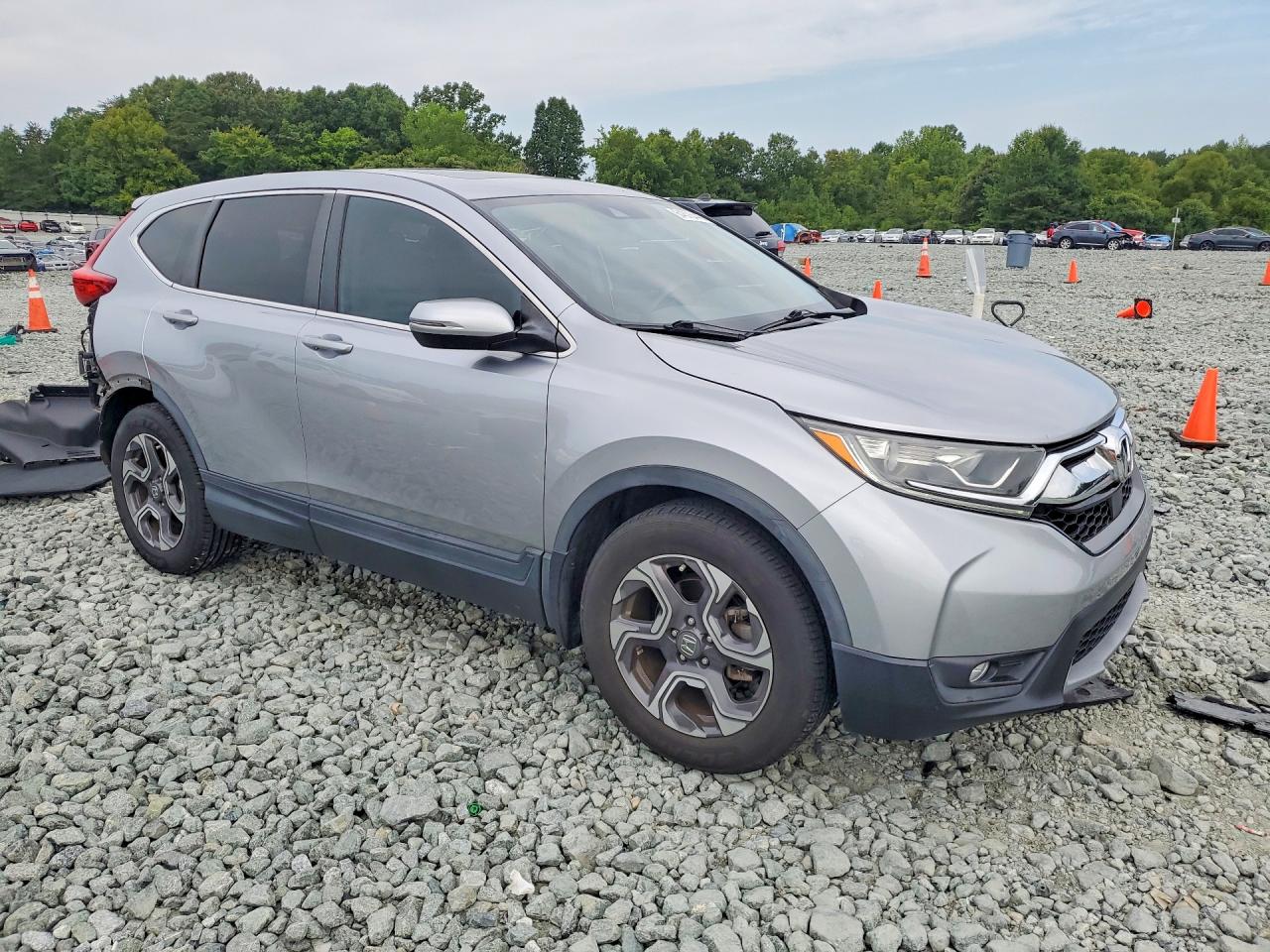 2018 Honda Cr-v Exl Silver vin: 7FARW1H86JE038720