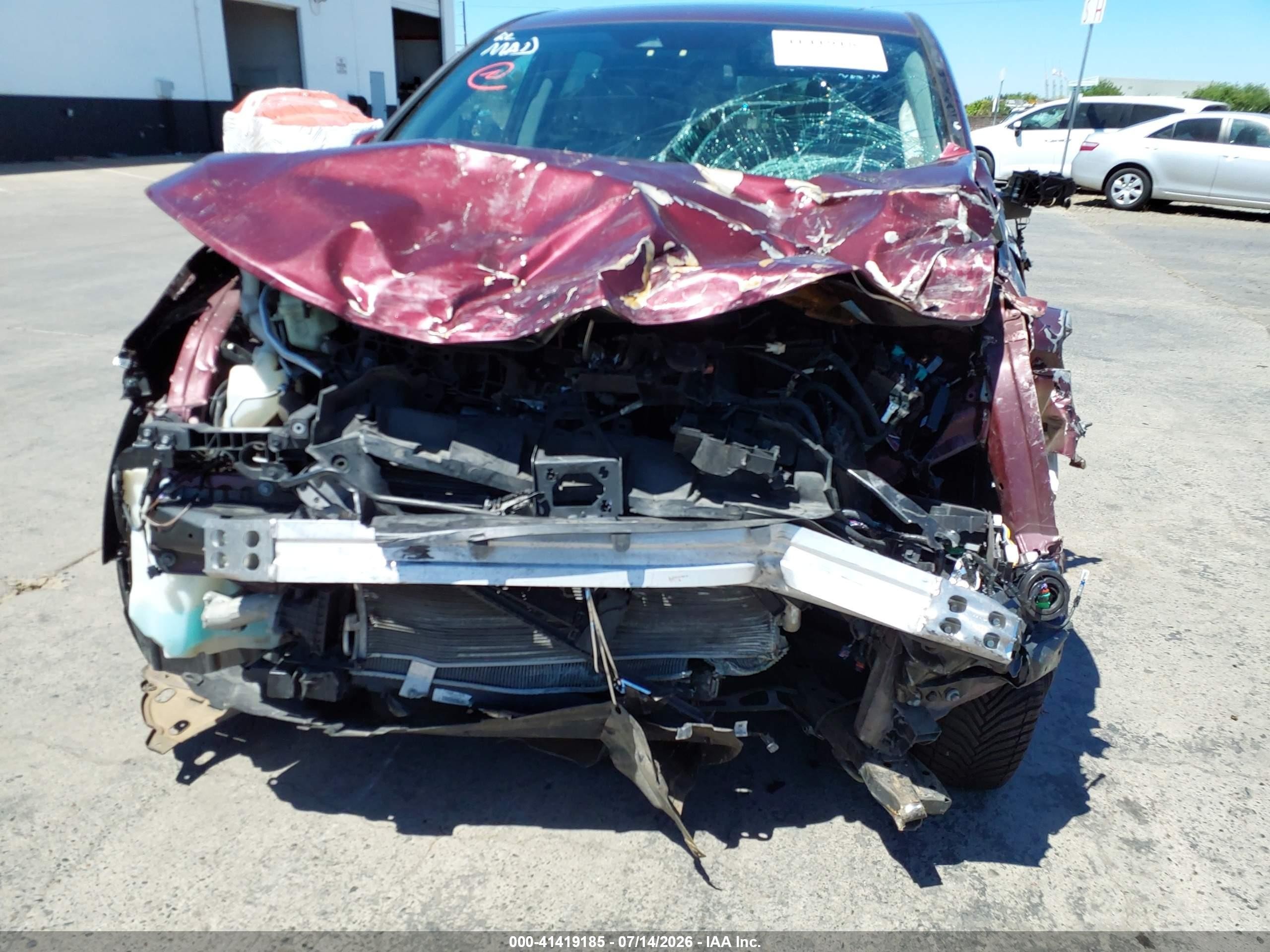 2017 Honda Cr-v Ex-l/ex-l Navi Burgundy vin: 7FARW1H87HE037277