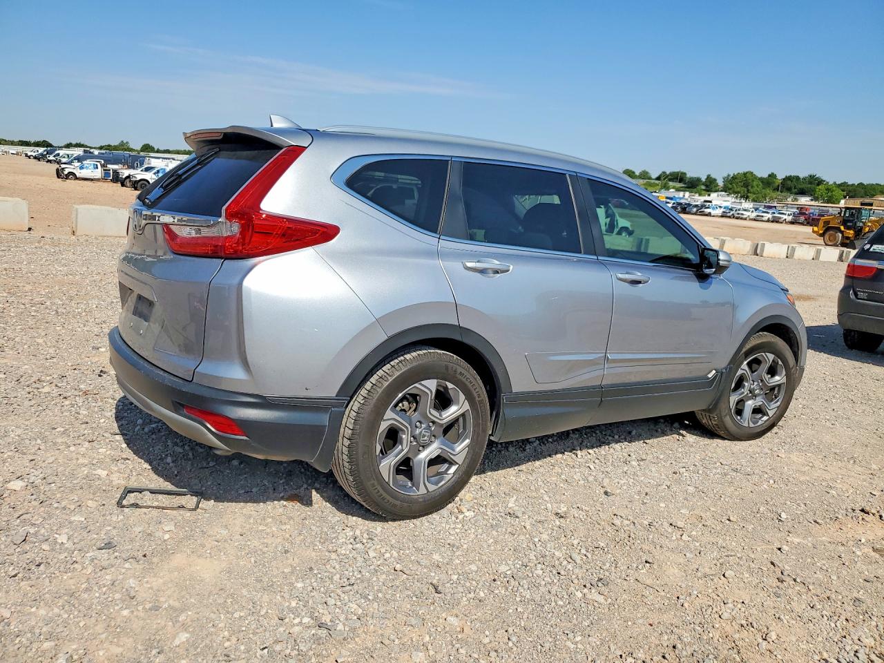 2017 Honda Cr-v Exl Silver vin: 7FARW1H89HE003907