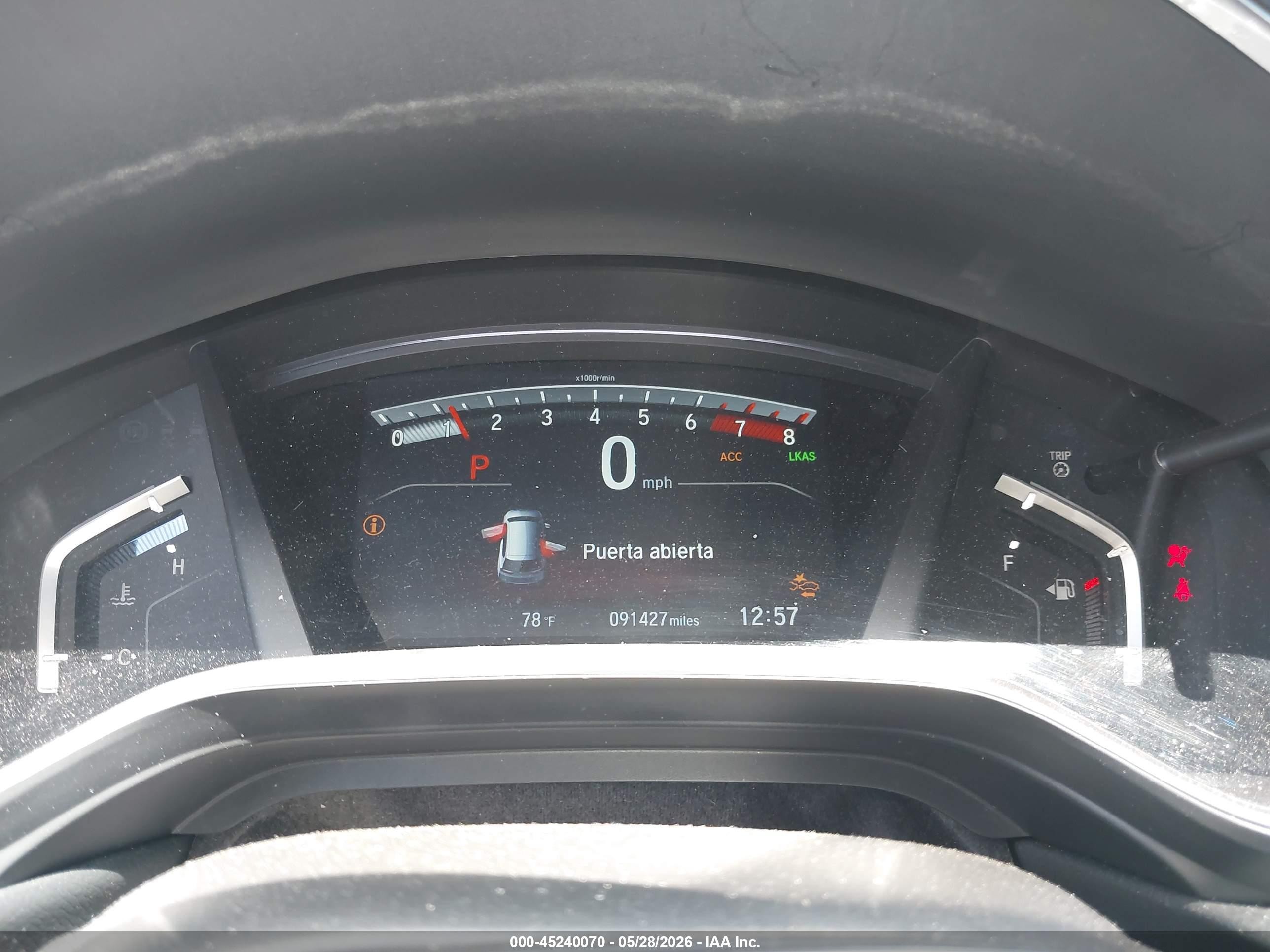 2018 Honda Cr-v Ex-l/ex-l Navi Черный vin: 7FARW1H89JE001791
