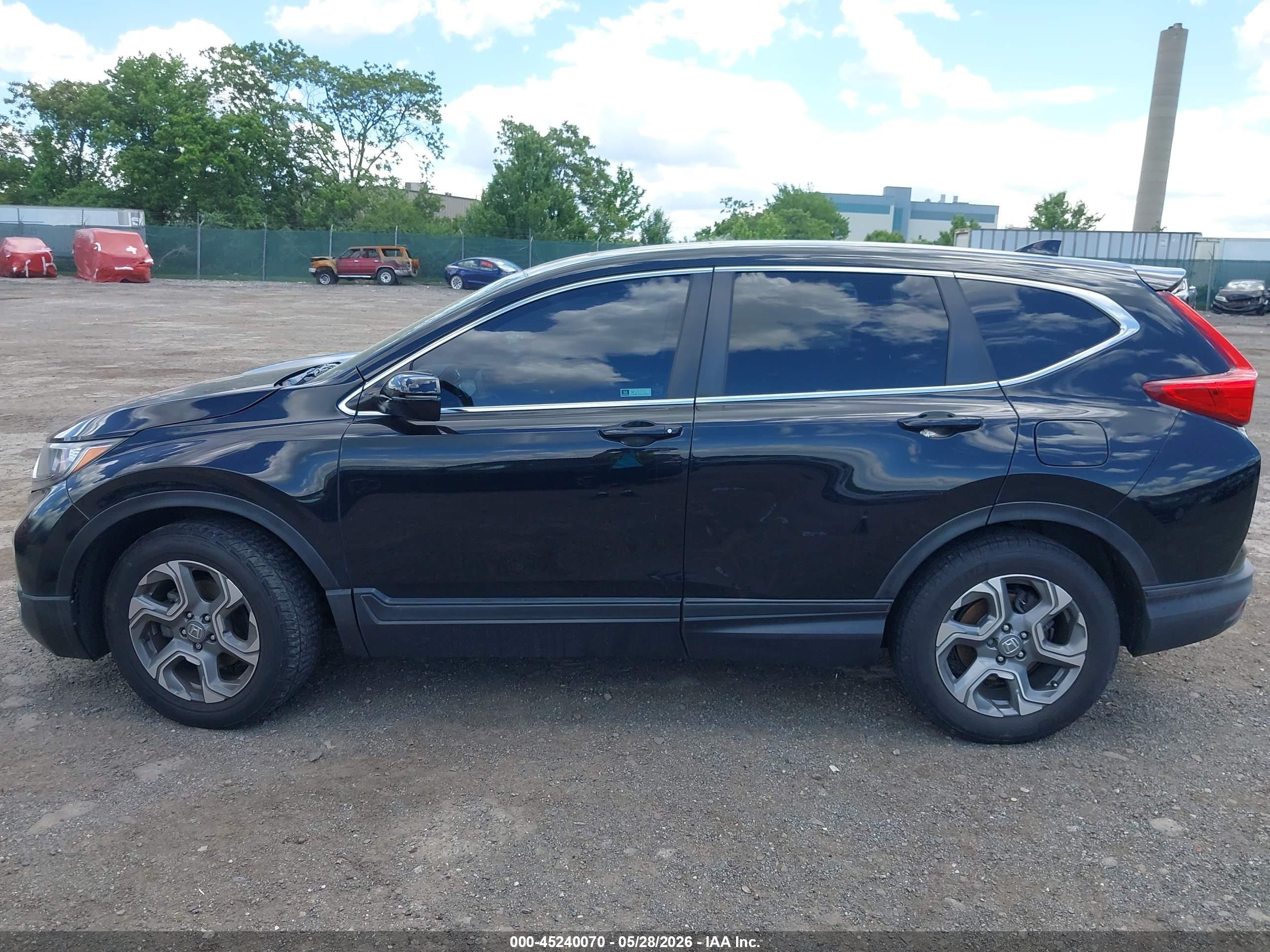 2018 Honda Cr-v Ex-l/ex-l Navi Черный vin: 7FARW1H89JE001791