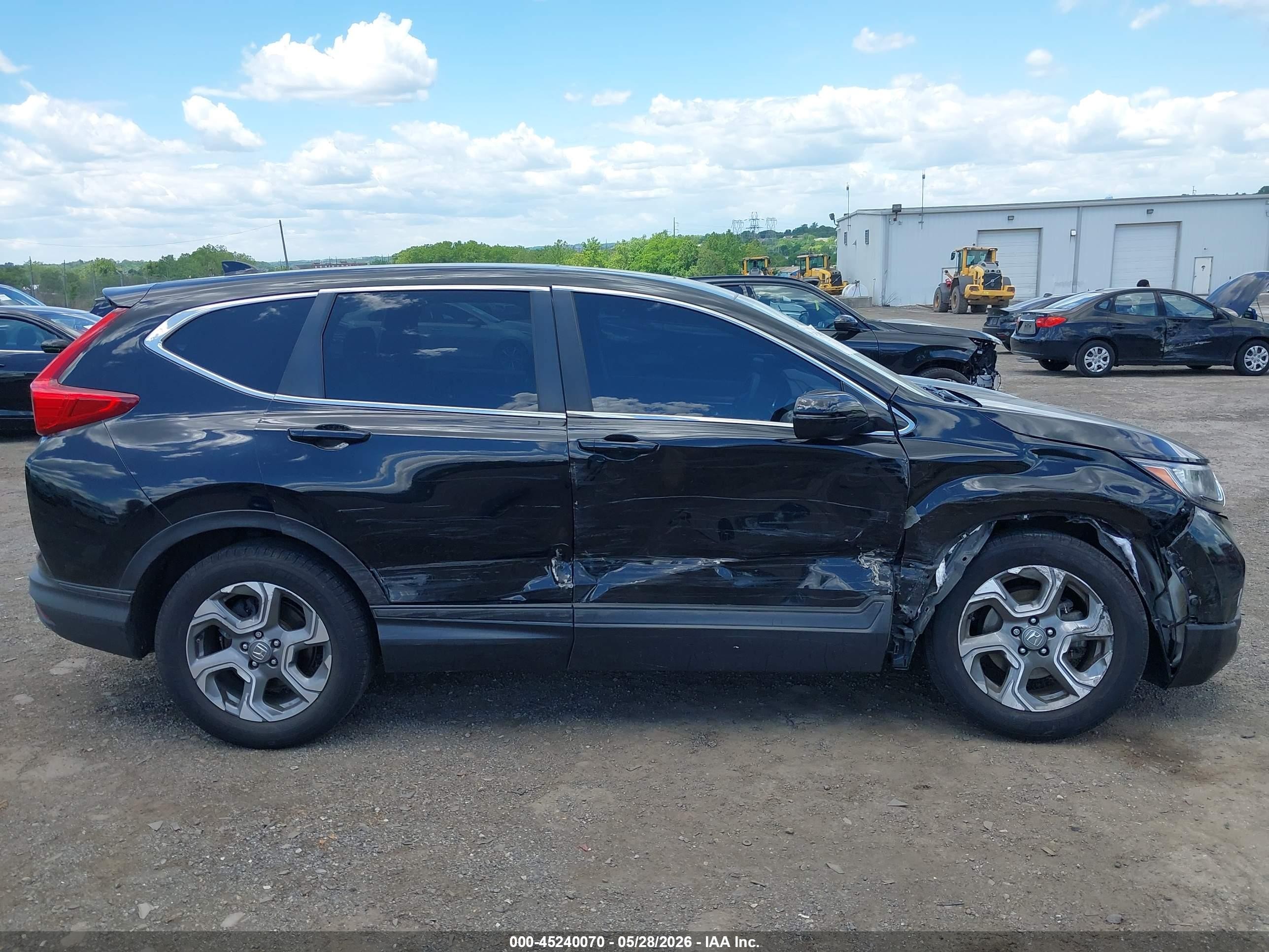2018 Honda Cr-v Ex-l/ex-l Navi Черный vin: 7FARW1H89JE001791