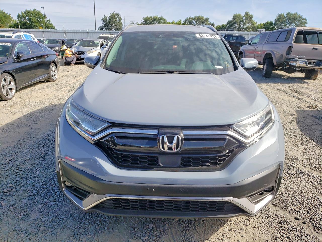 2020 Honda Cr-v Touring Blue vin: 7FARW1H98LE010865