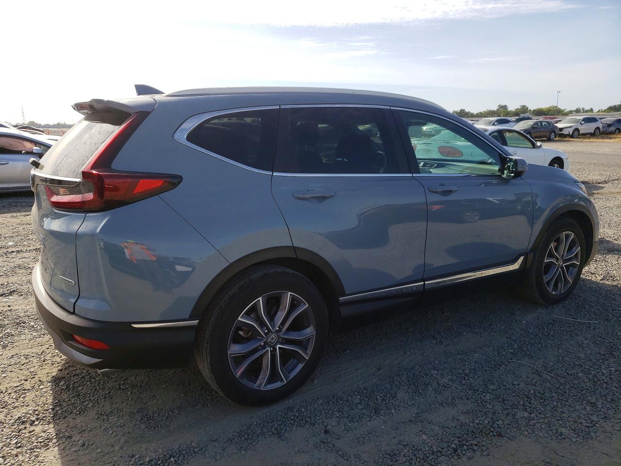 2020 Honda Cr-v Touring Blue vin: 7FARW1H98LE010865