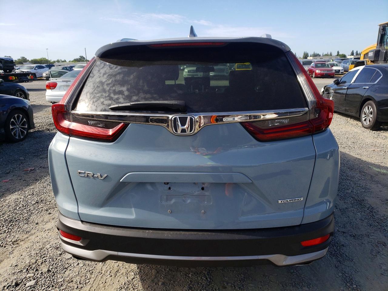 2020 Honda Cr-v Touring Blue vin: 7FARW1H98LE010865