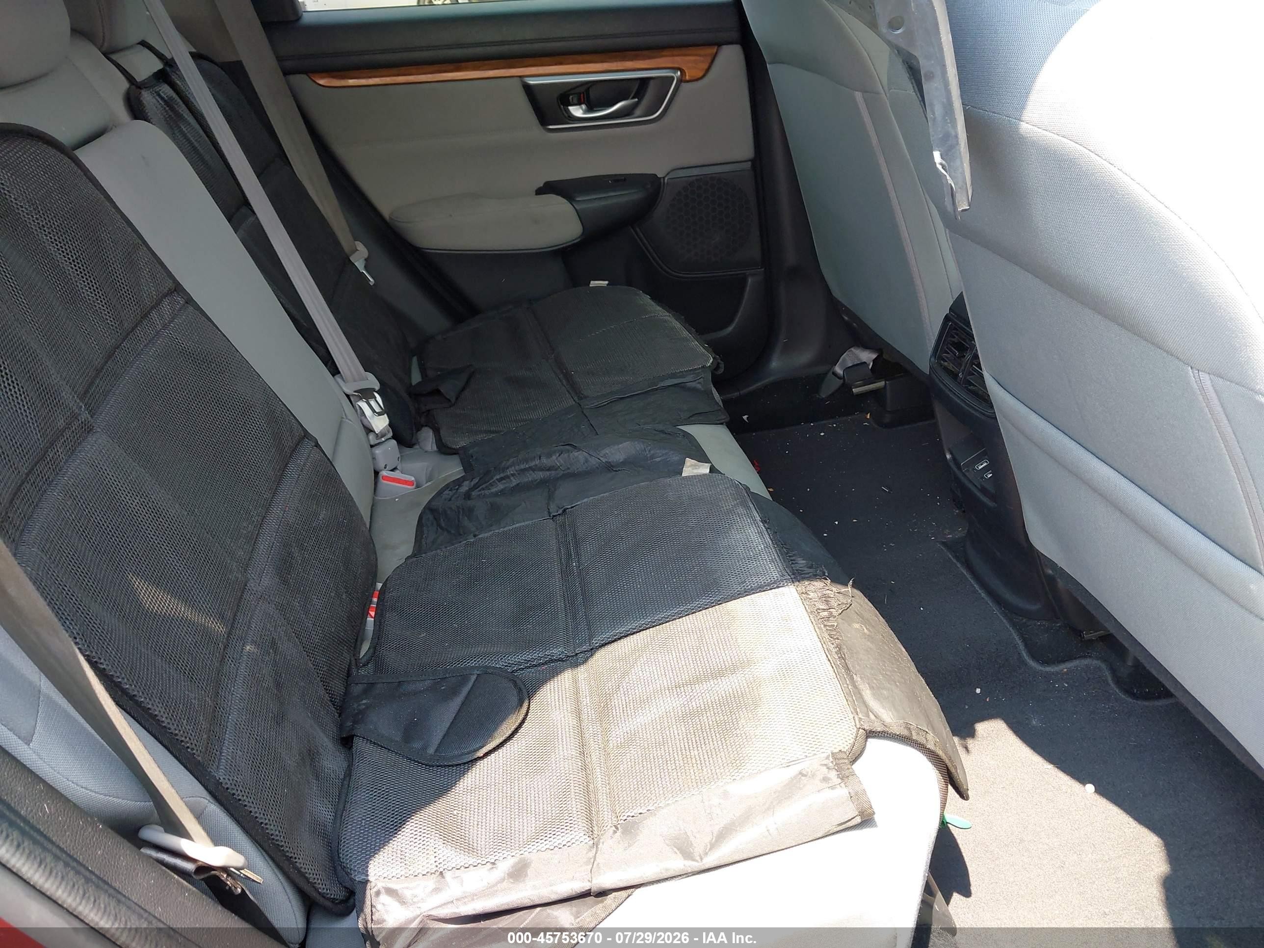 2019 Honda Cr-v Ex Burgundy vin: 7FARW2H50KE027628