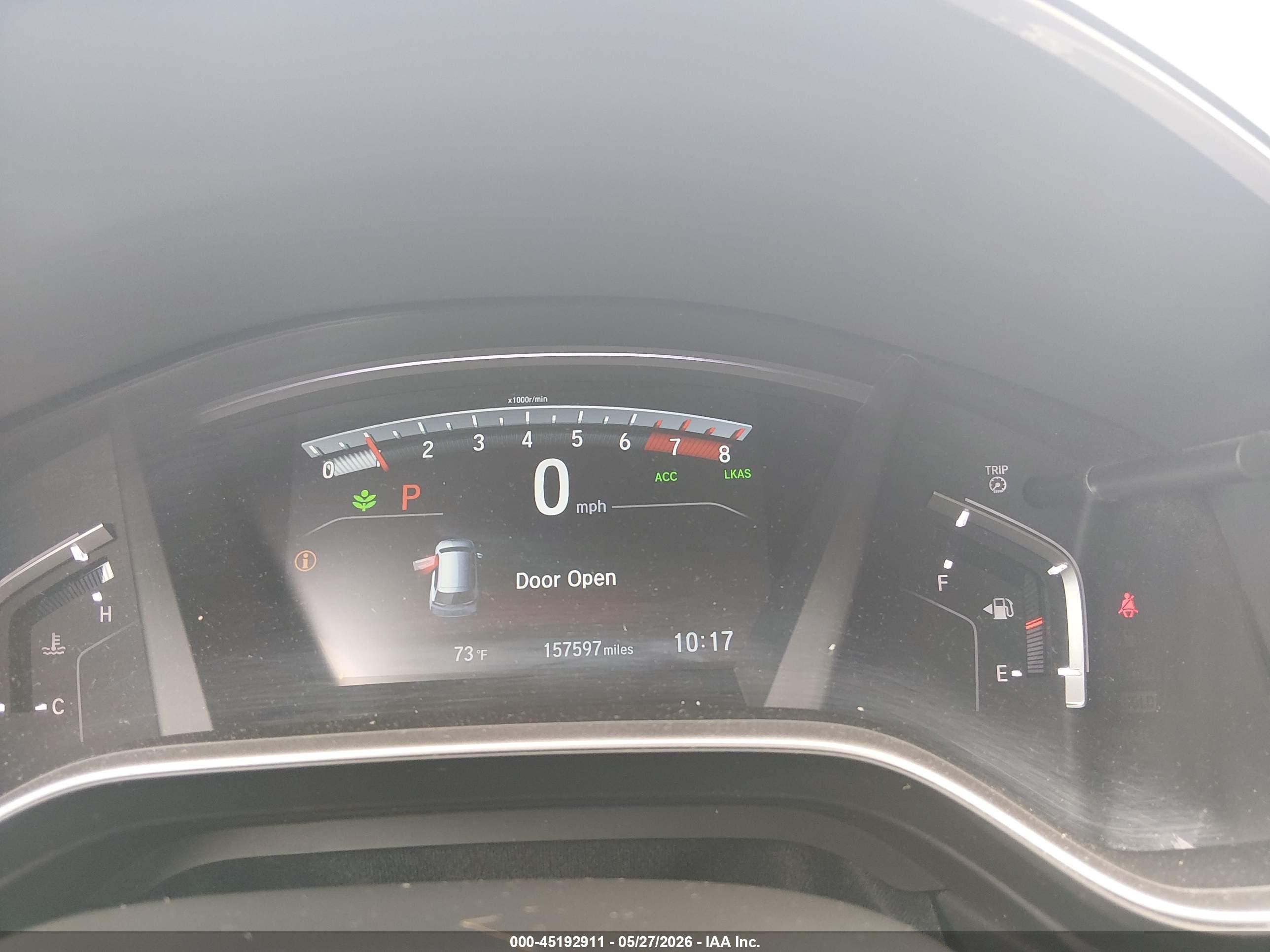 2018 Honda Cr-v Ex Gray vin: 7FARW2H51JE027684