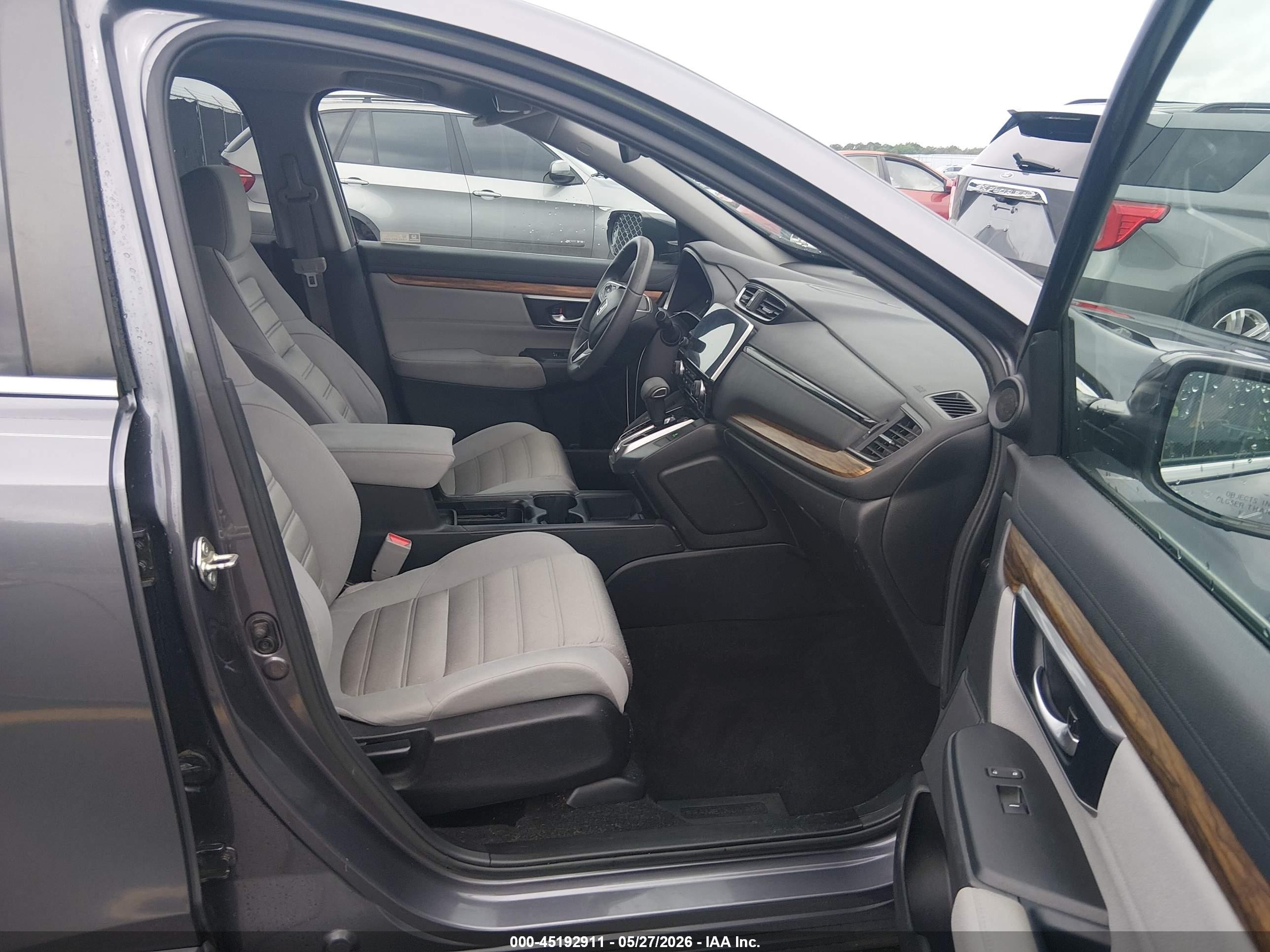 2018 Honda Cr-v Ex Gray vin: 7FARW2H51JE027684