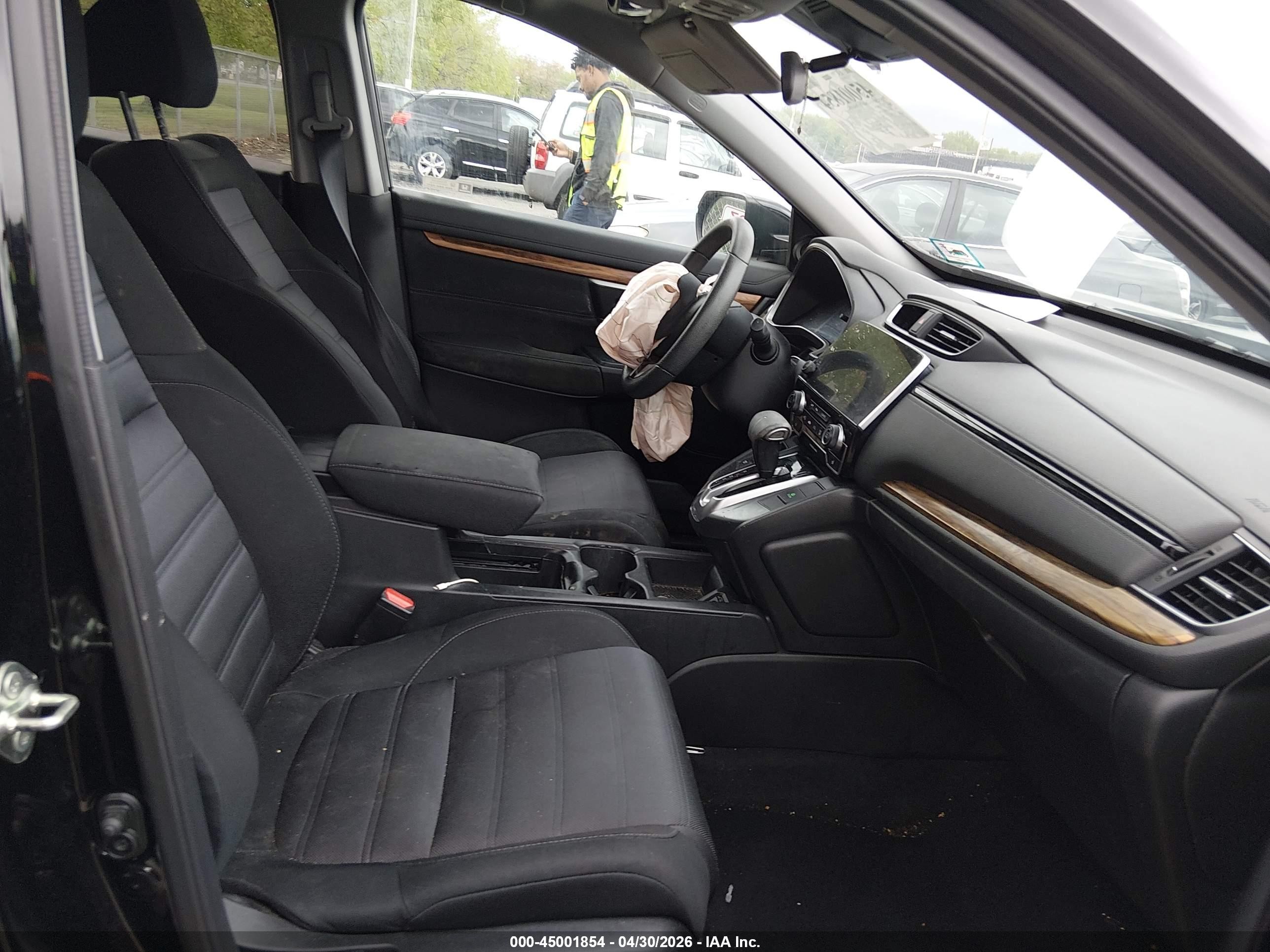 2019 Honda Cr-v Ex Черный vin: 7FARW2H52KE022866