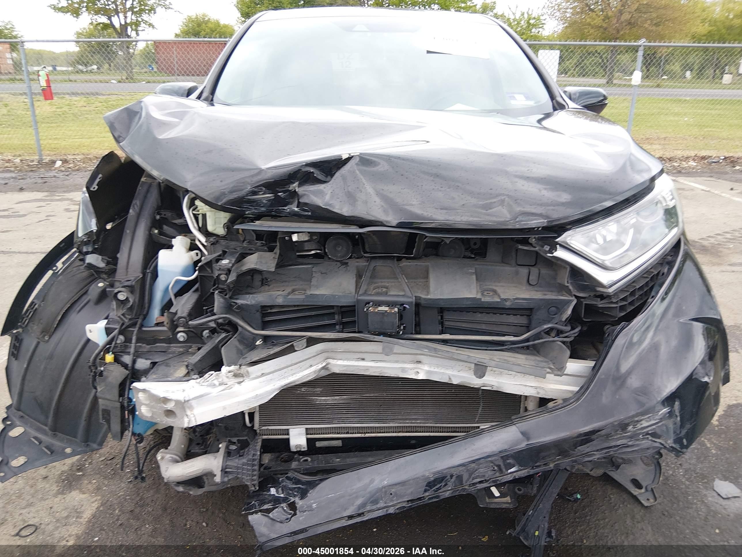 2019 Honda Cr-v Ex Черный vin: 7FARW2H52KE022866