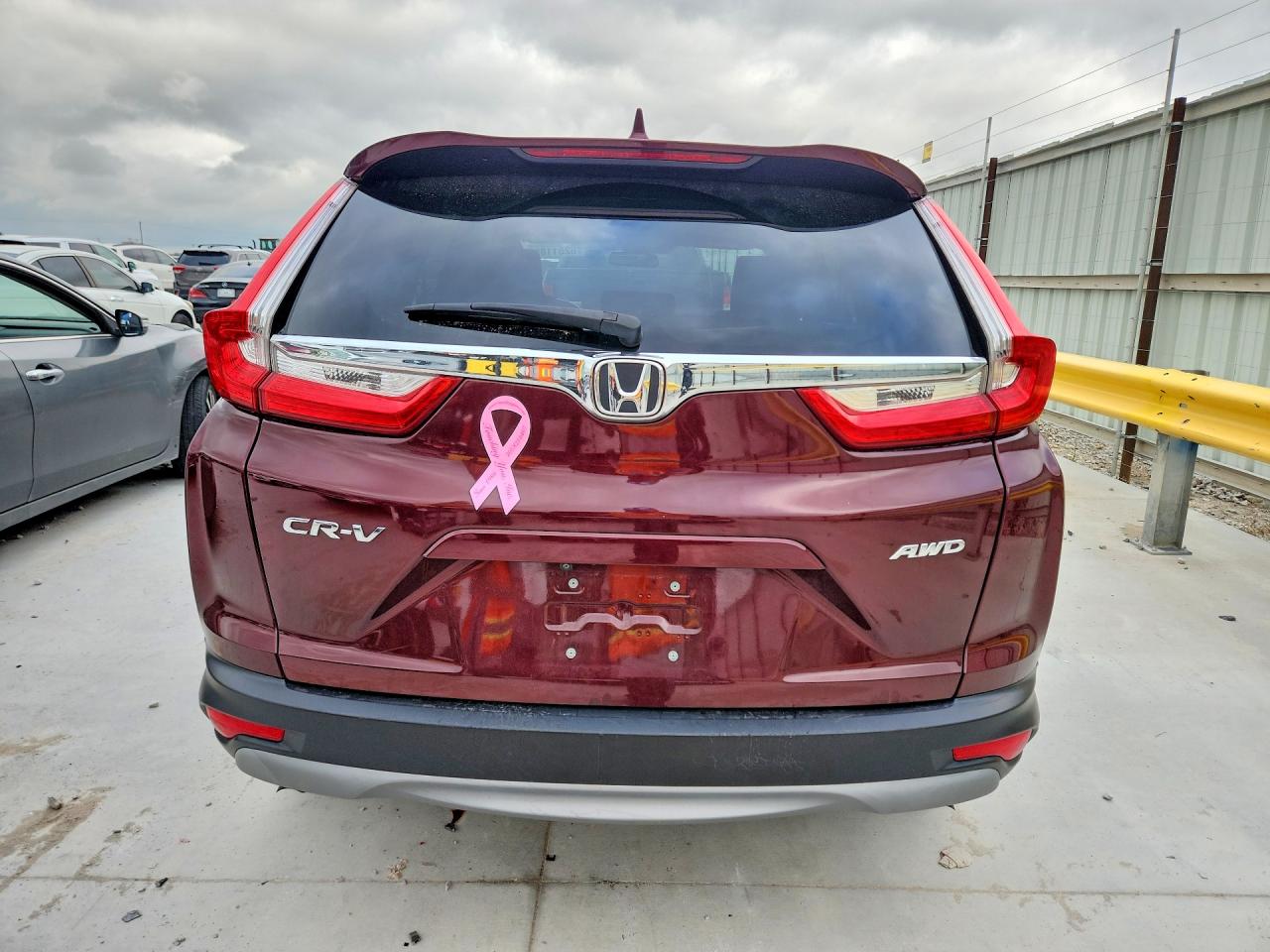2019 Honda Cr-v Ex Maroon vin: 7FARW2H52KE025508