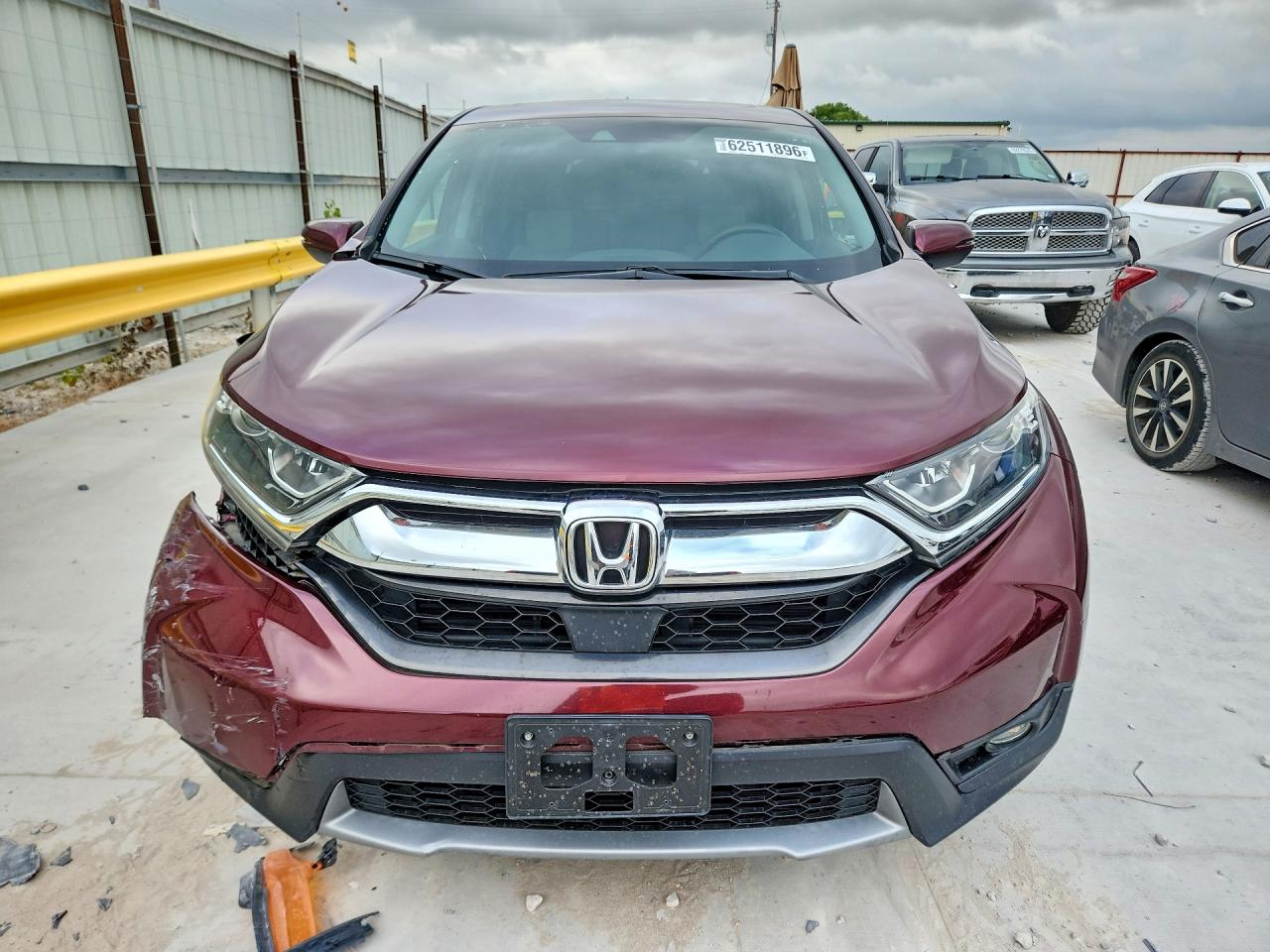 2019 Honda Cr-v Ex Maroon vin: 7FARW2H52KE025508