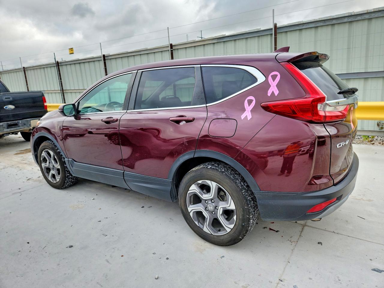 2019 Honda Cr-v Ex Maroon vin: 7FARW2H52KE025508