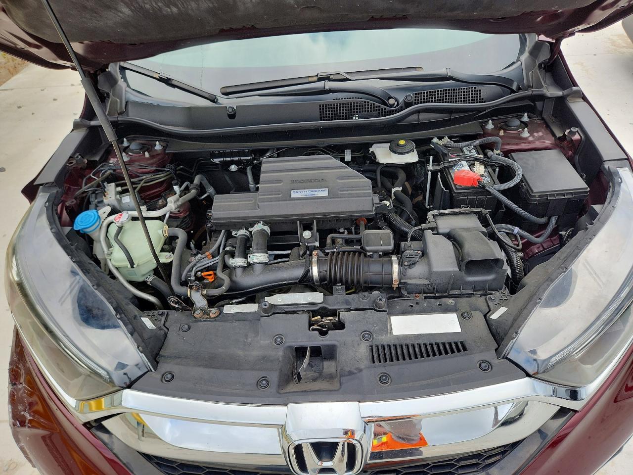 2019 Honda Cr-v Ex Maroon vin: 7FARW2H52KE025508