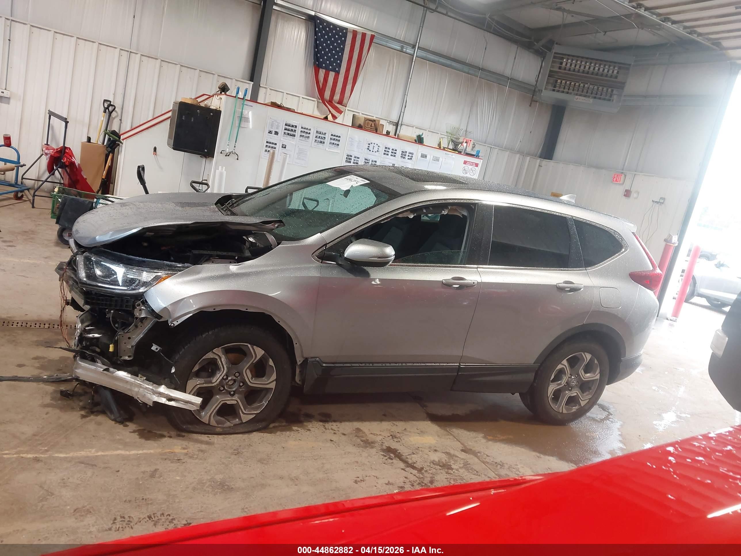 2019 Honda Cr-v Ex Silver vin: 7FARW2H53KE043158