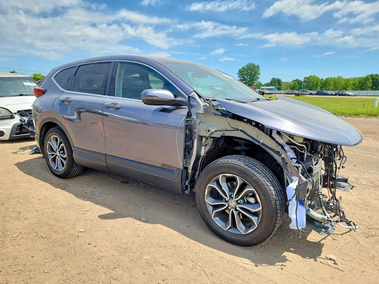 2022 Honda Cr-v Ex Серебряный vin: 7FARW2H53NE029460