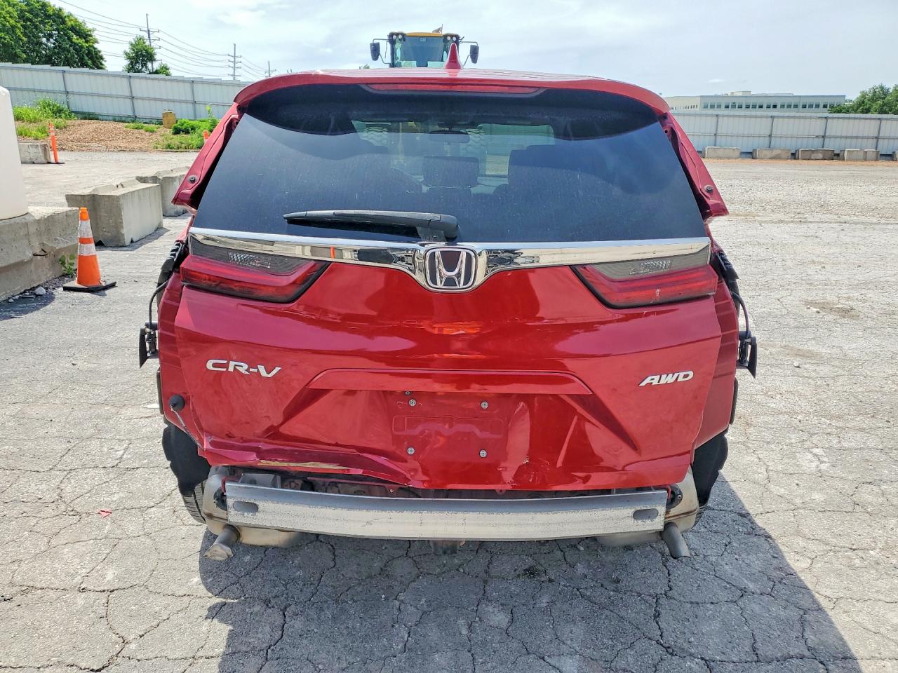 2021 Honda Cr-v Ex Red vin: 7FARW2H54ME000581