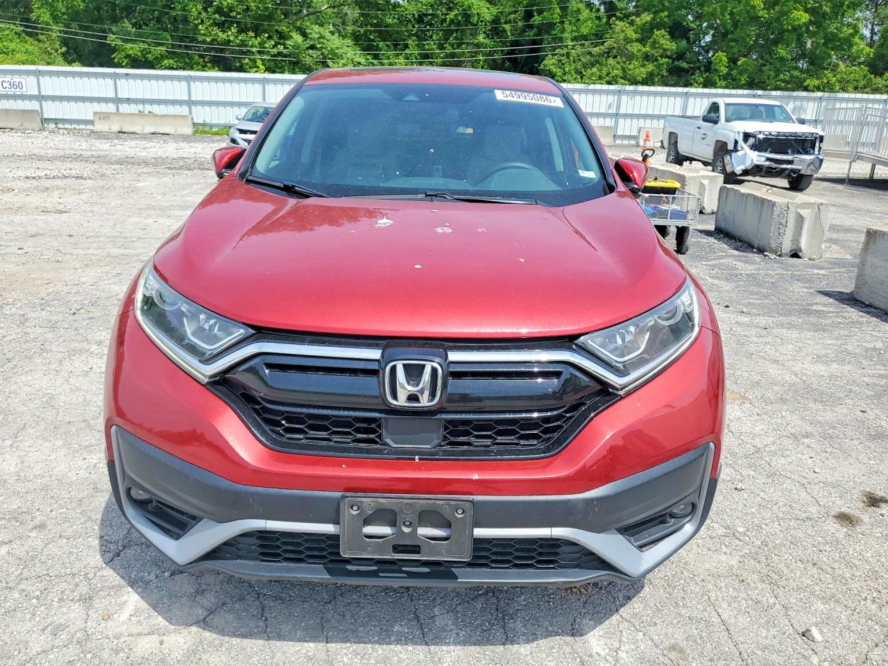 2021 Honda Cr-v Ex Red vin: 7FARW2H54ME000581