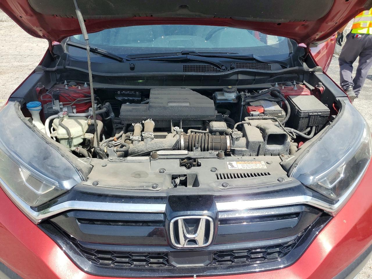2021 Honda Cr-v Ex Red vin: 7FARW2H54ME000581