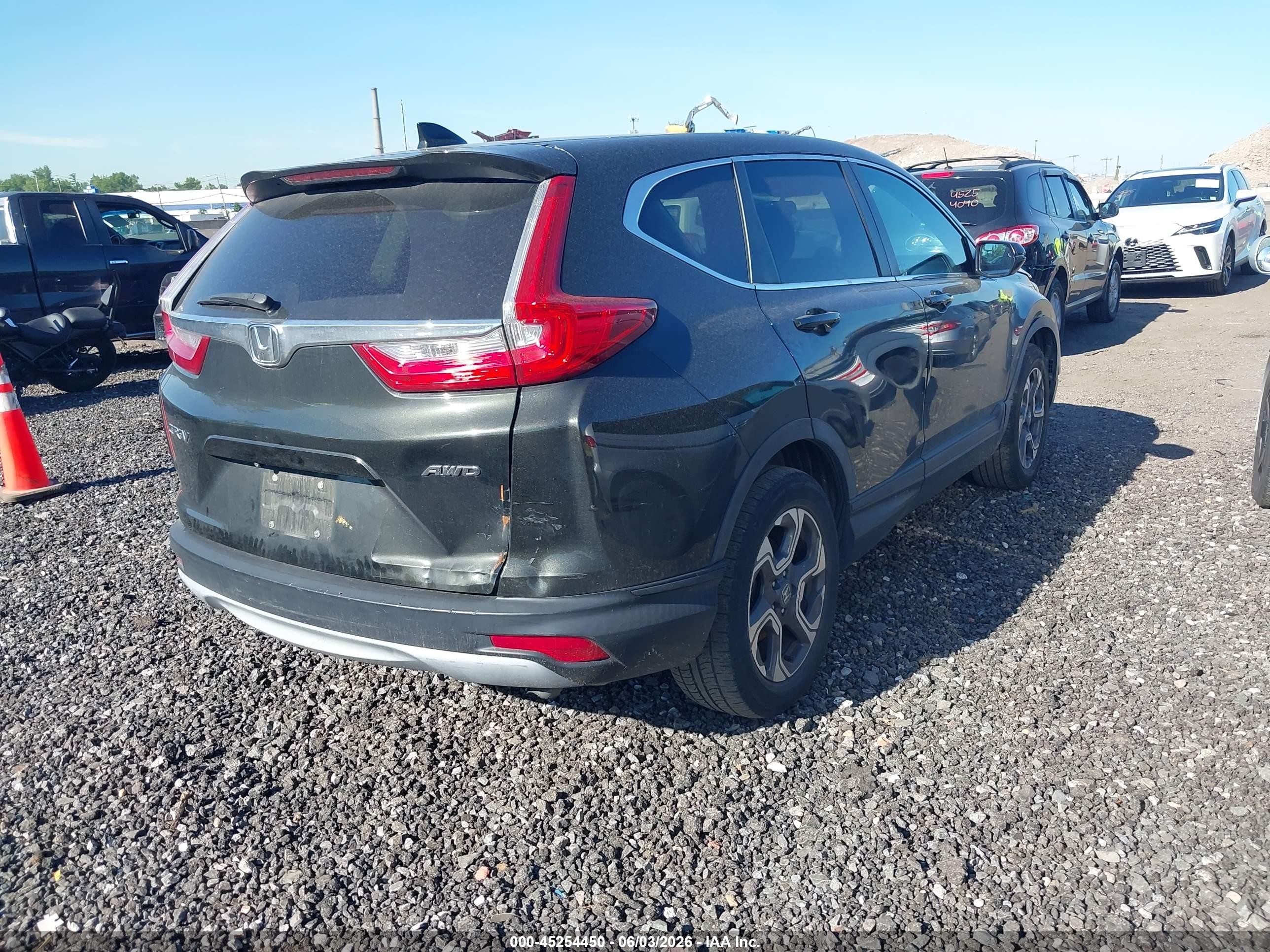 2018 Honda Cr-v Ex Black vin: 7FARW2H55JE078430
