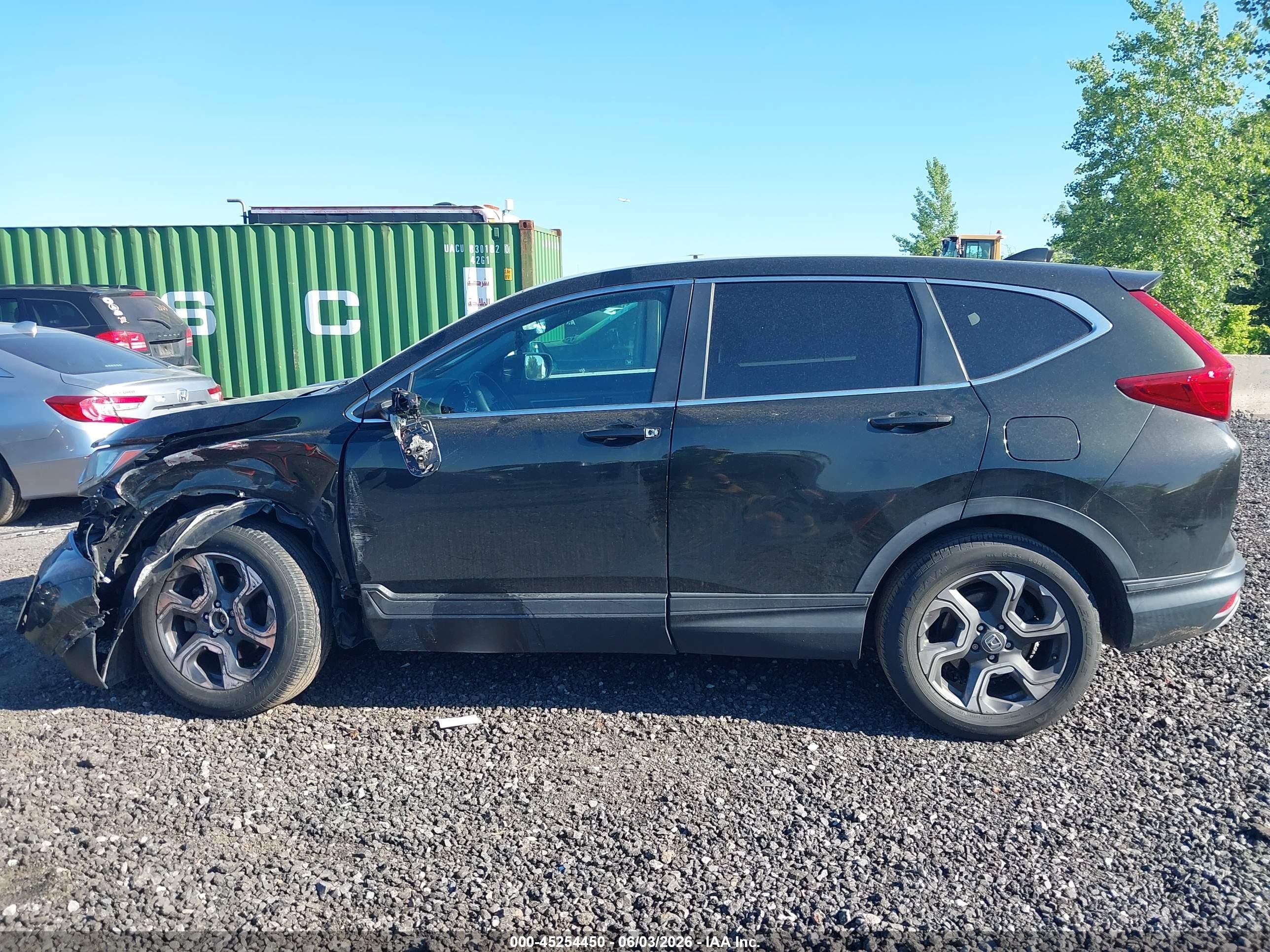 2018 Honda Cr-v Ex Black vin: 7FARW2H55JE078430