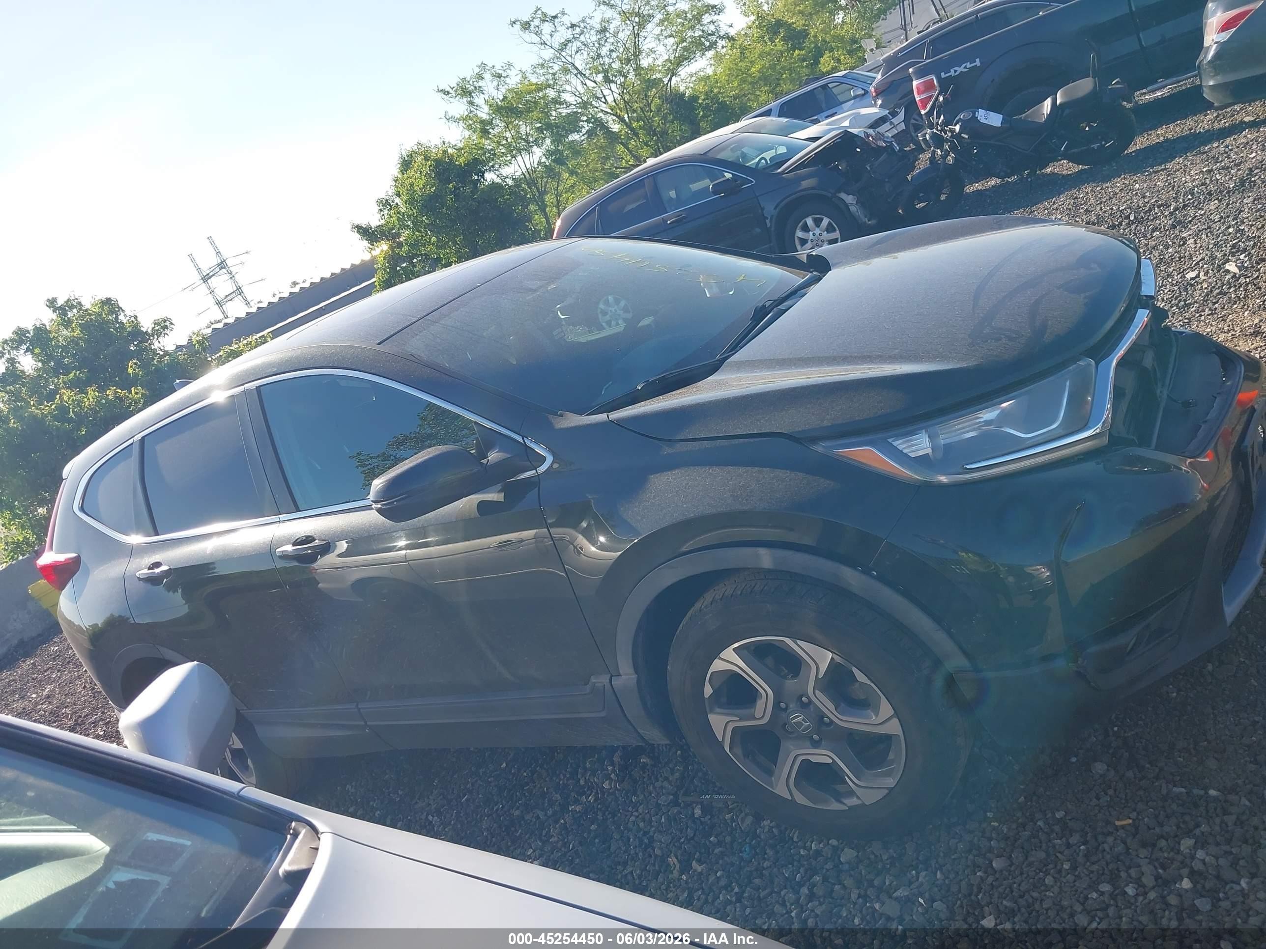 2018 Honda Cr-v Ex Black vin: 7FARW2H55JE078430