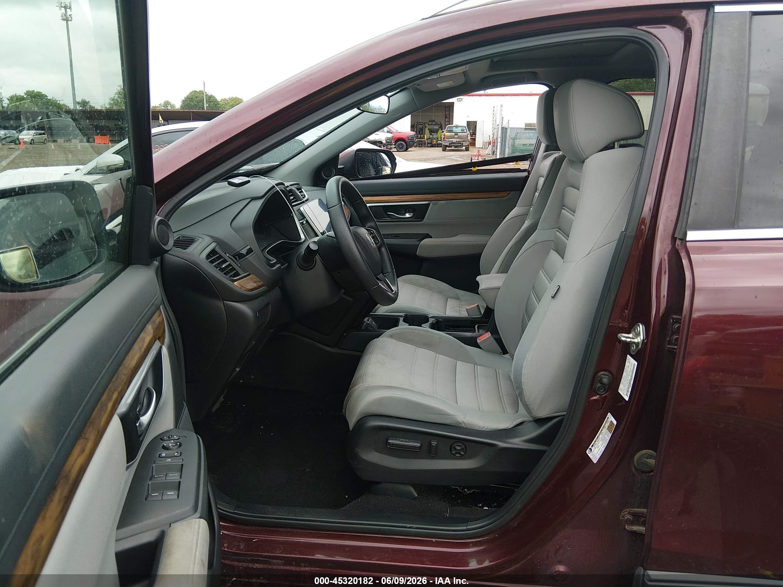 2019 Honda Cr-v Ex Maroon vin: 7FARW2H55KE001669