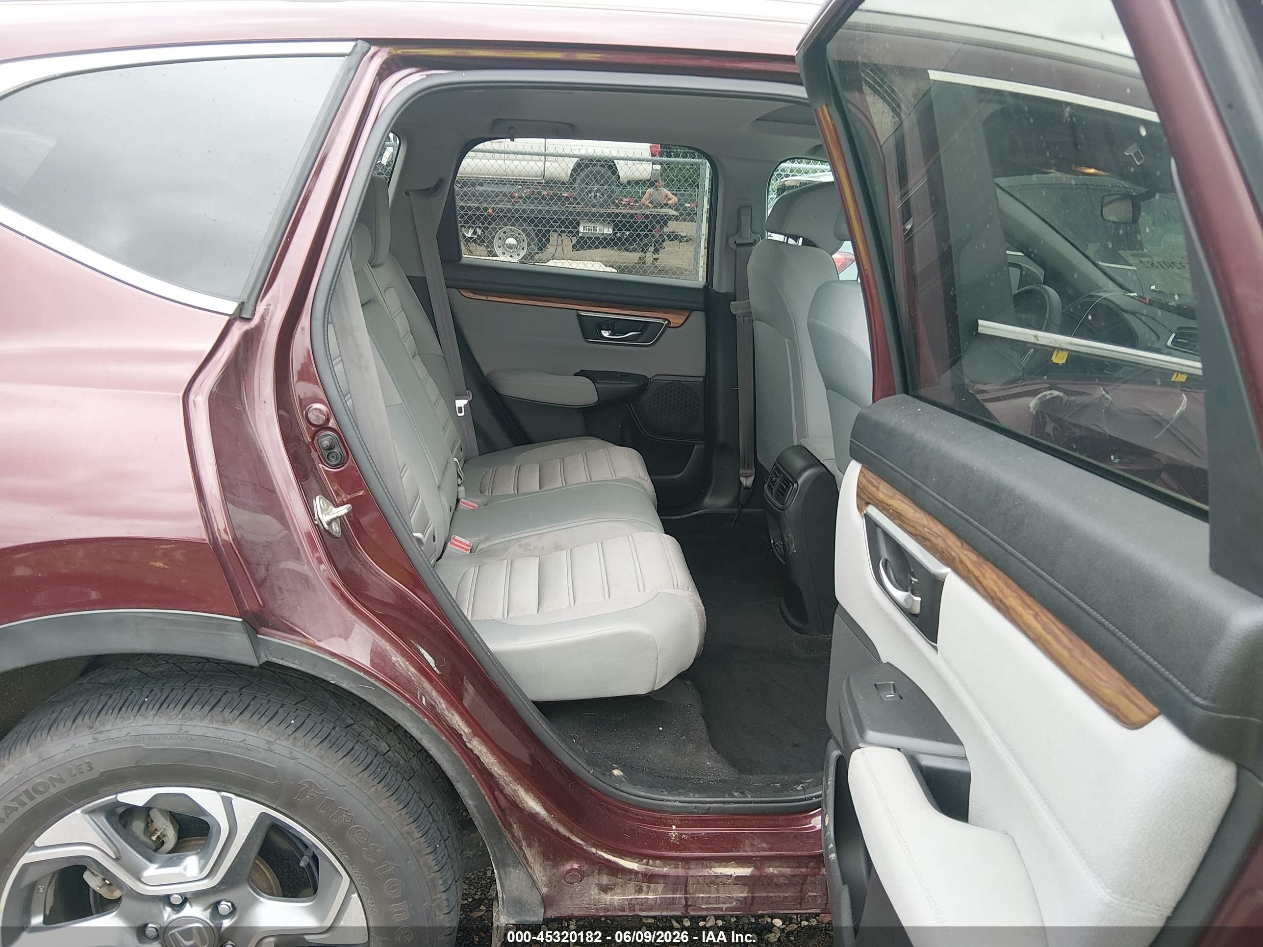 2019 Honda Cr-v Ex Maroon vin: 7FARW2H55KE001669