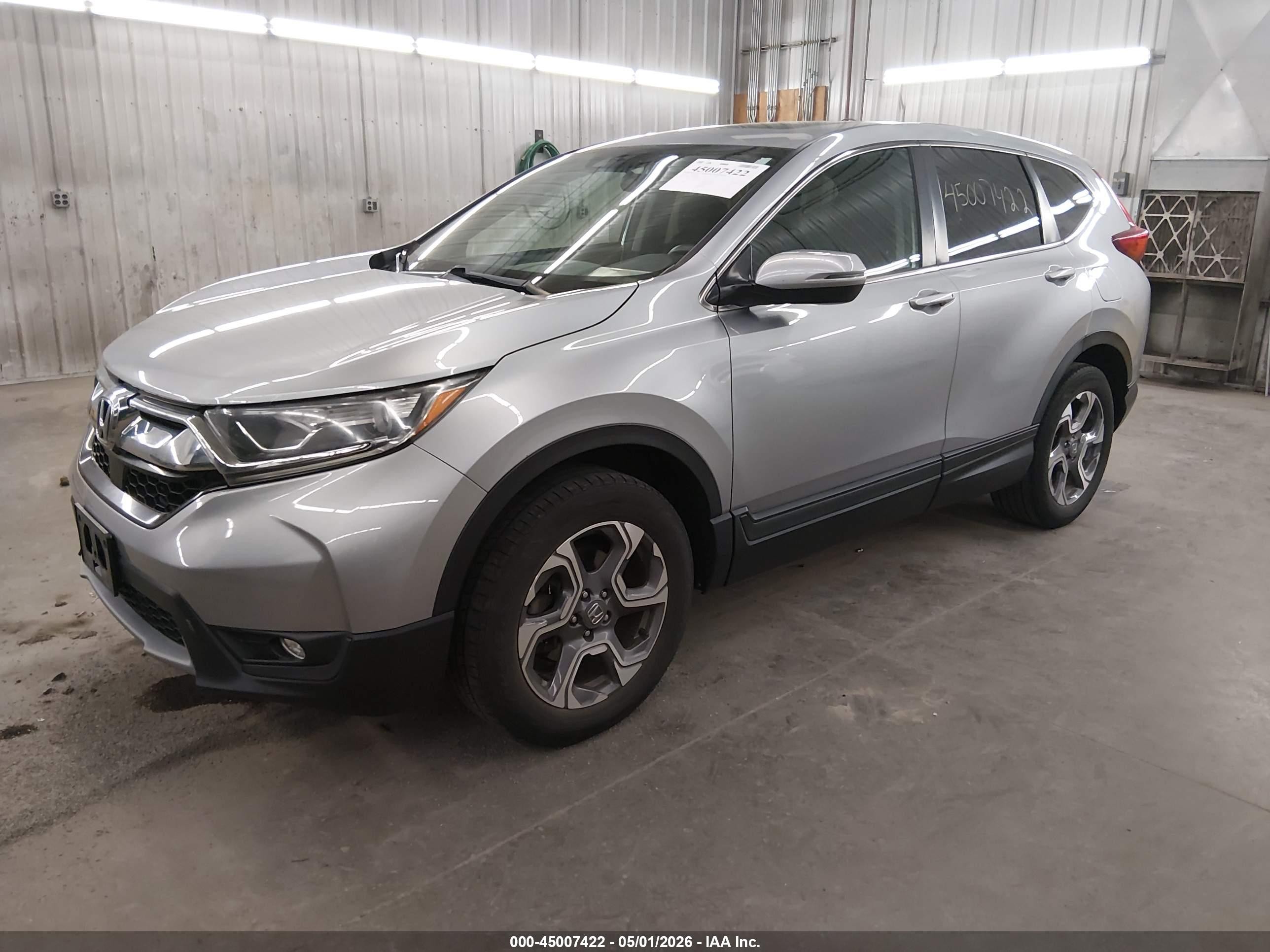 2019 Honda Cr-v Ex Silver vin: 7FARW2H55KE041881