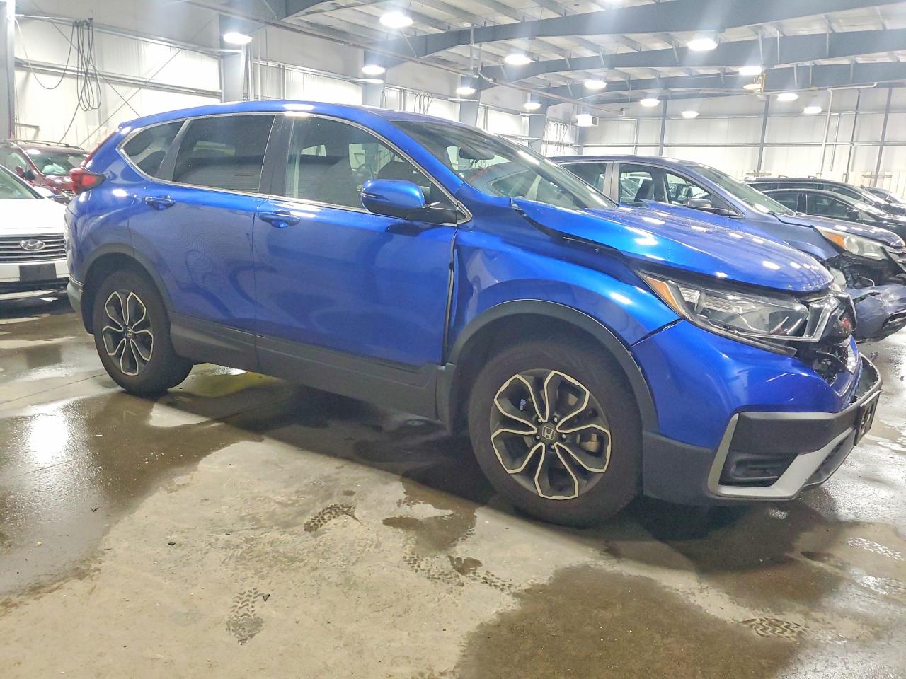 2021 Honda Cr-v Ex Blue vin: 7FARW2H55ME011721