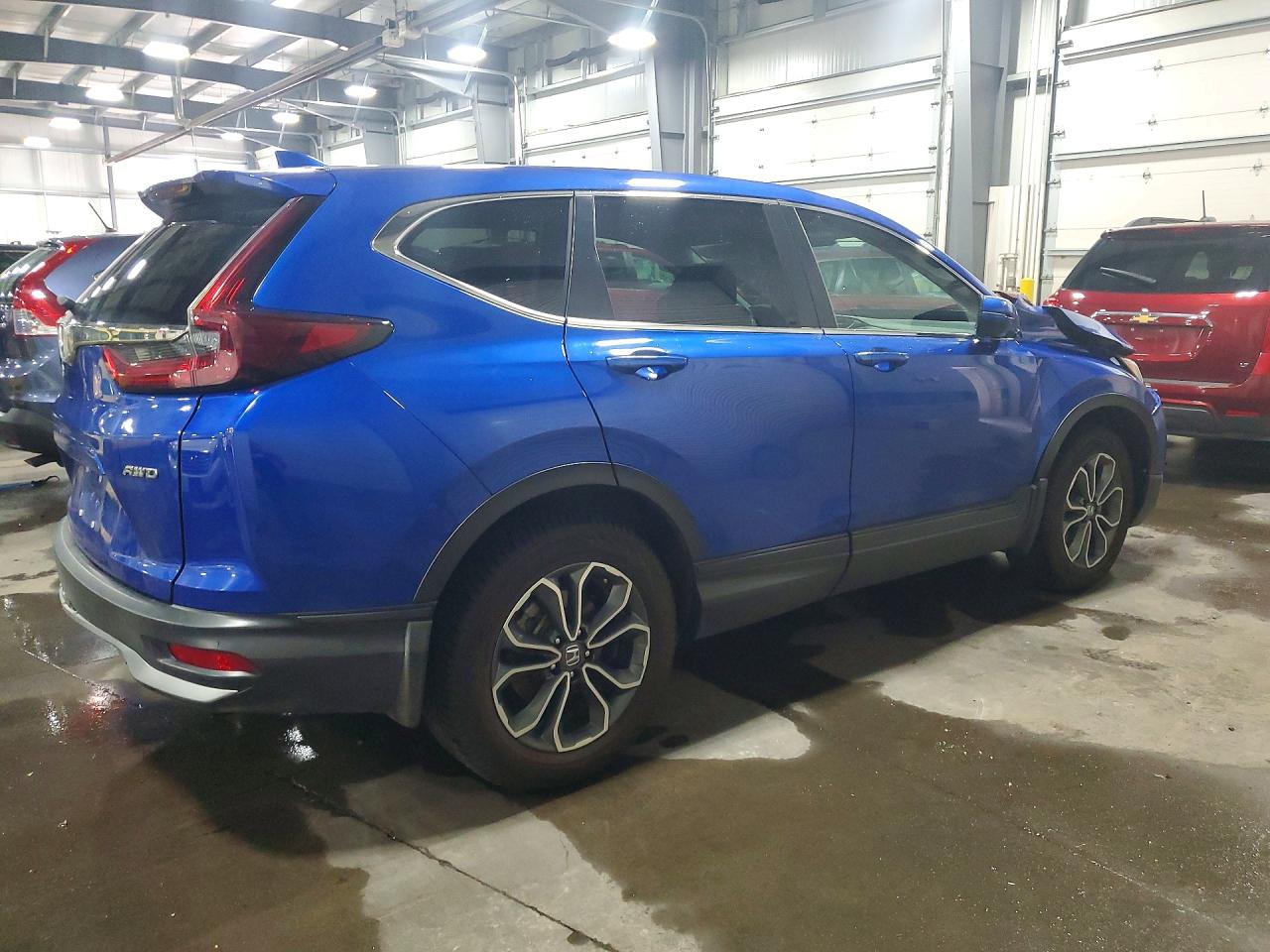 2021 Honda Cr-v Ex Blue vin: 7FARW2H55ME011721