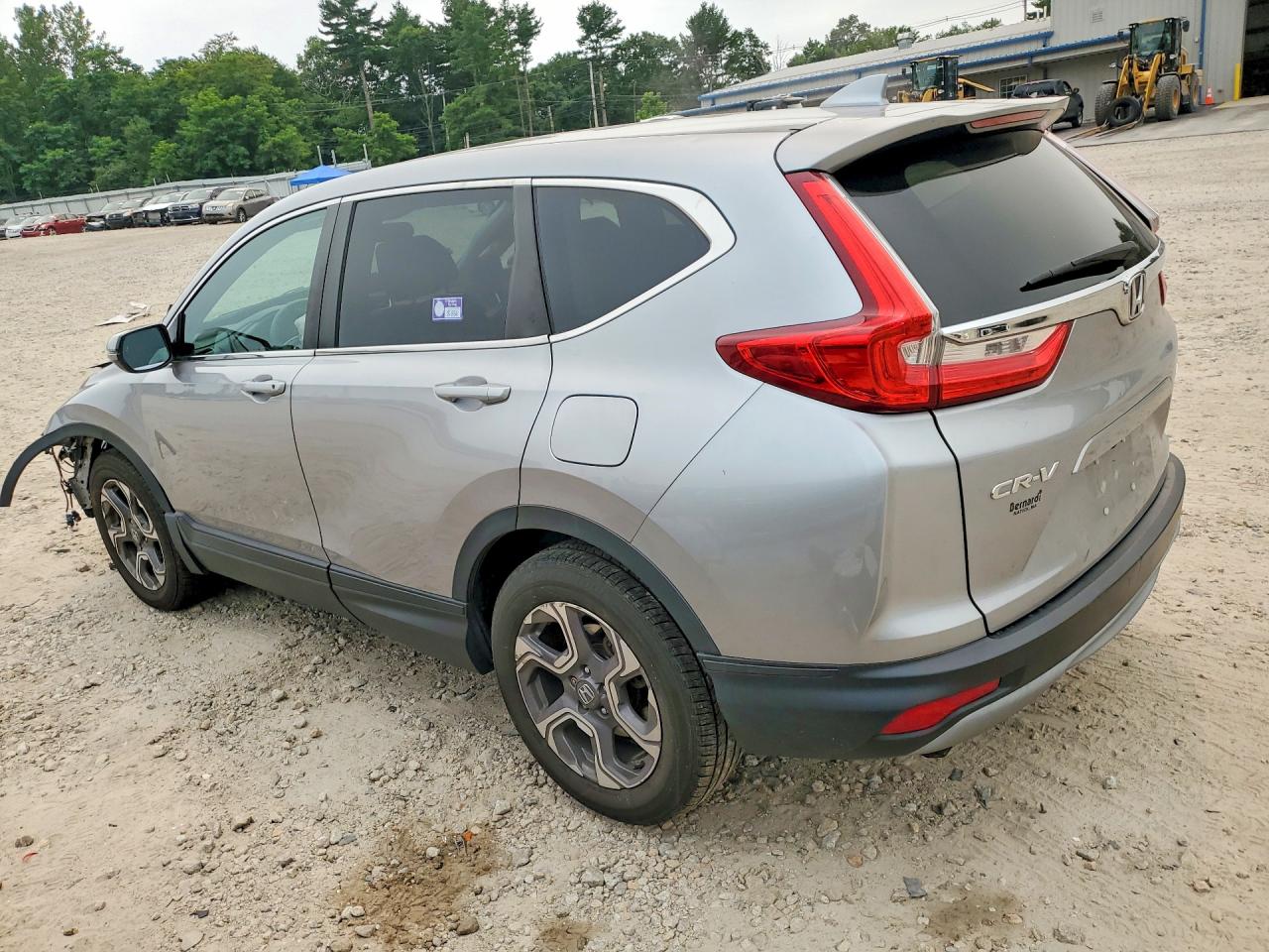 2018 Honda Cr-v Ex Silver vin: 7FARW2H57JE056901