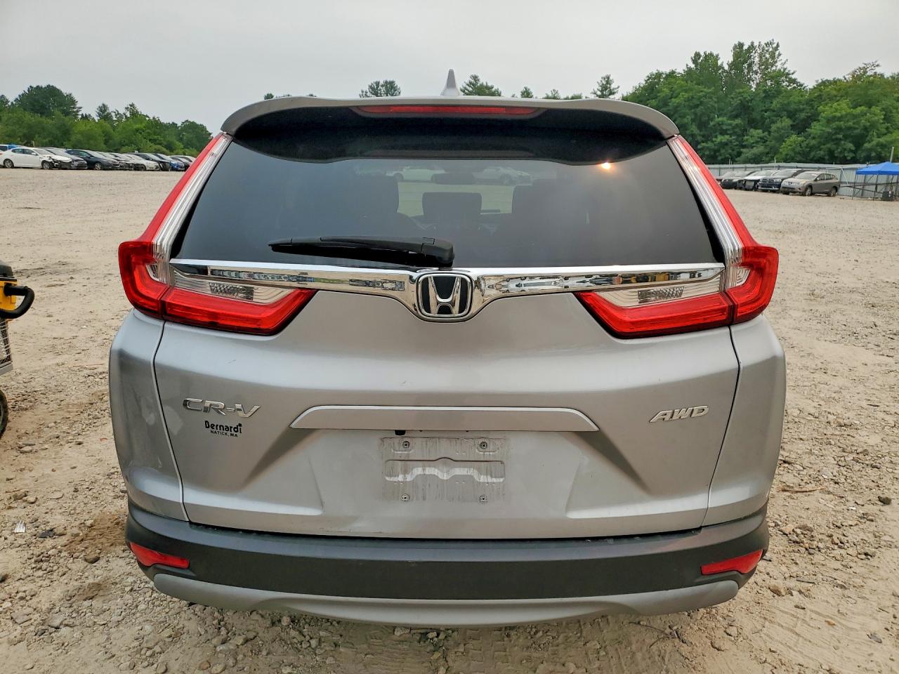 2018 Honda Cr-v Ex Silver vin: 7FARW2H57JE056901
