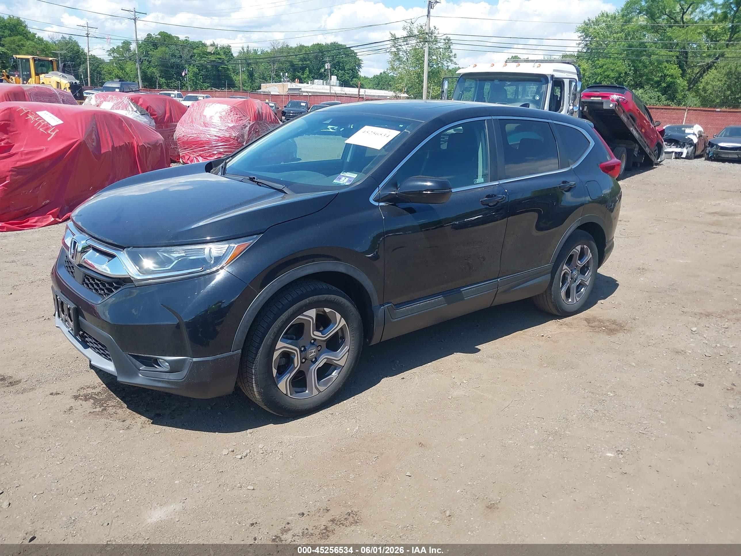 2019 Honda Cr-v Ex Black vin: 7FARW2H57KE037380