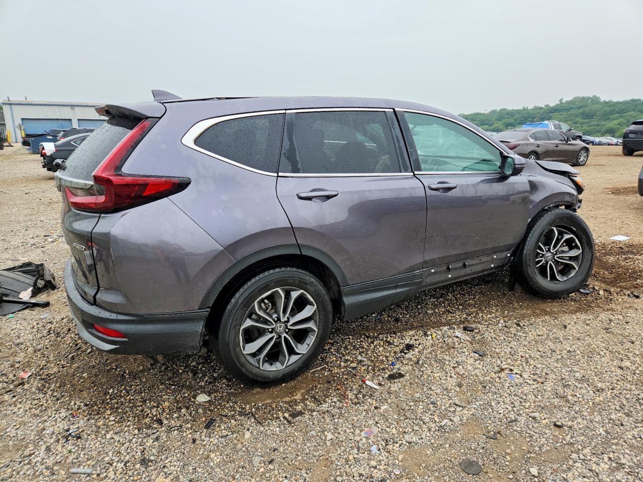 2022 Honda Cr-v Ex Серый vin: 7FARW2H57NE001029