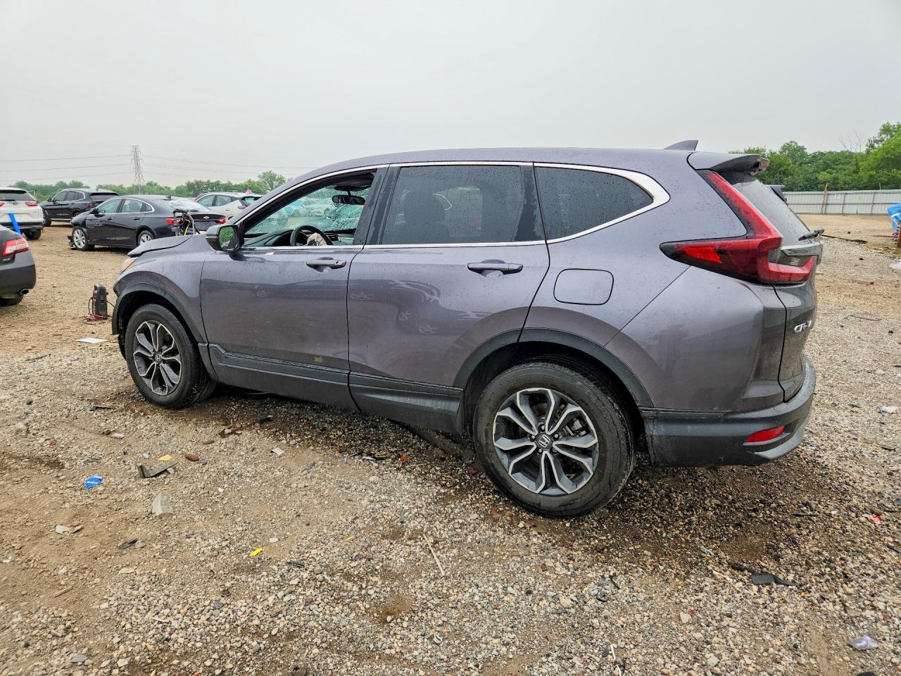 2022 Honda Cr-v Ex Серый vin: 7FARW2H57NE001029