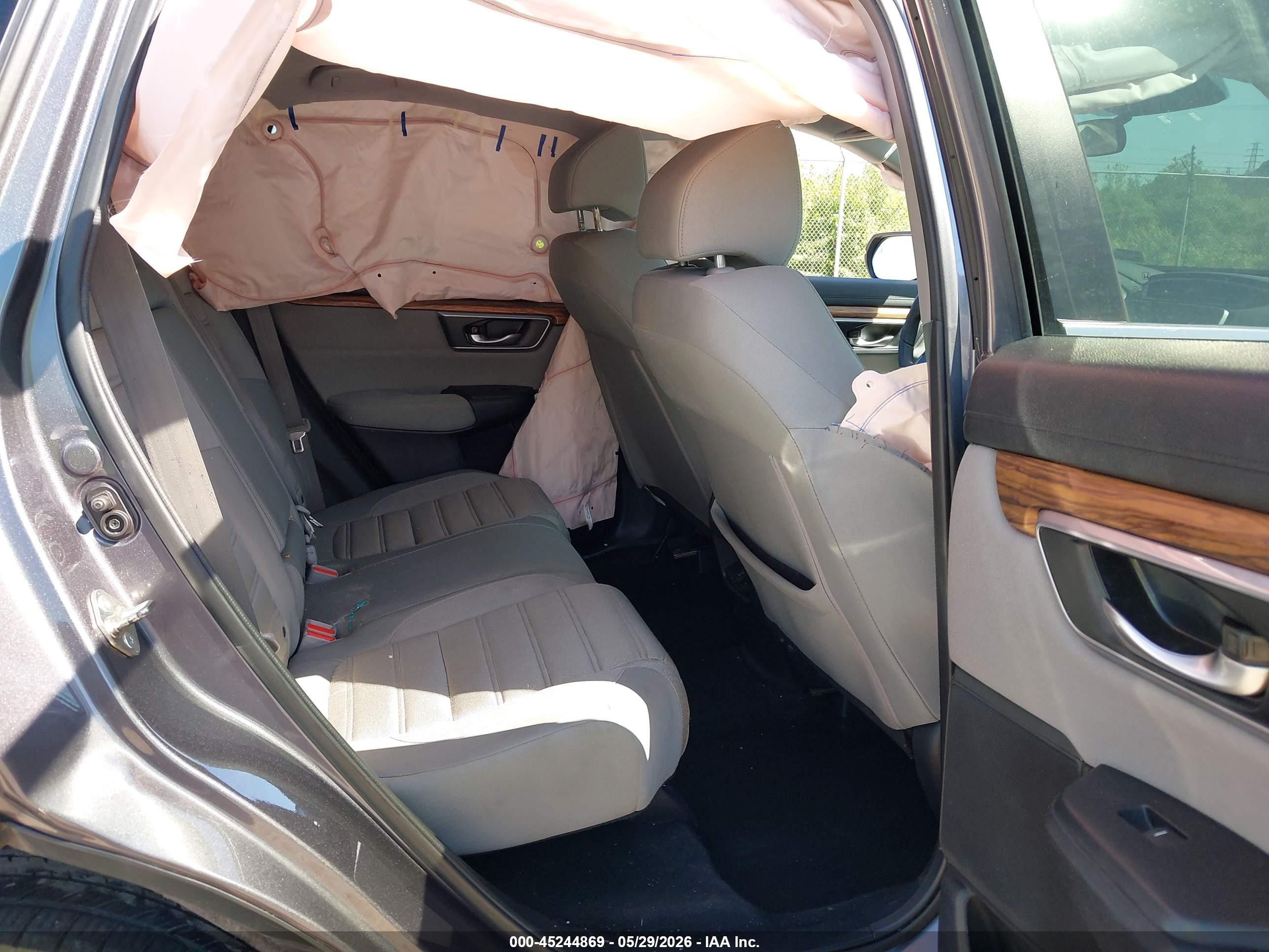 2018 Honda Cr-v Ex Gray vin: 7FARW2H58JE019436