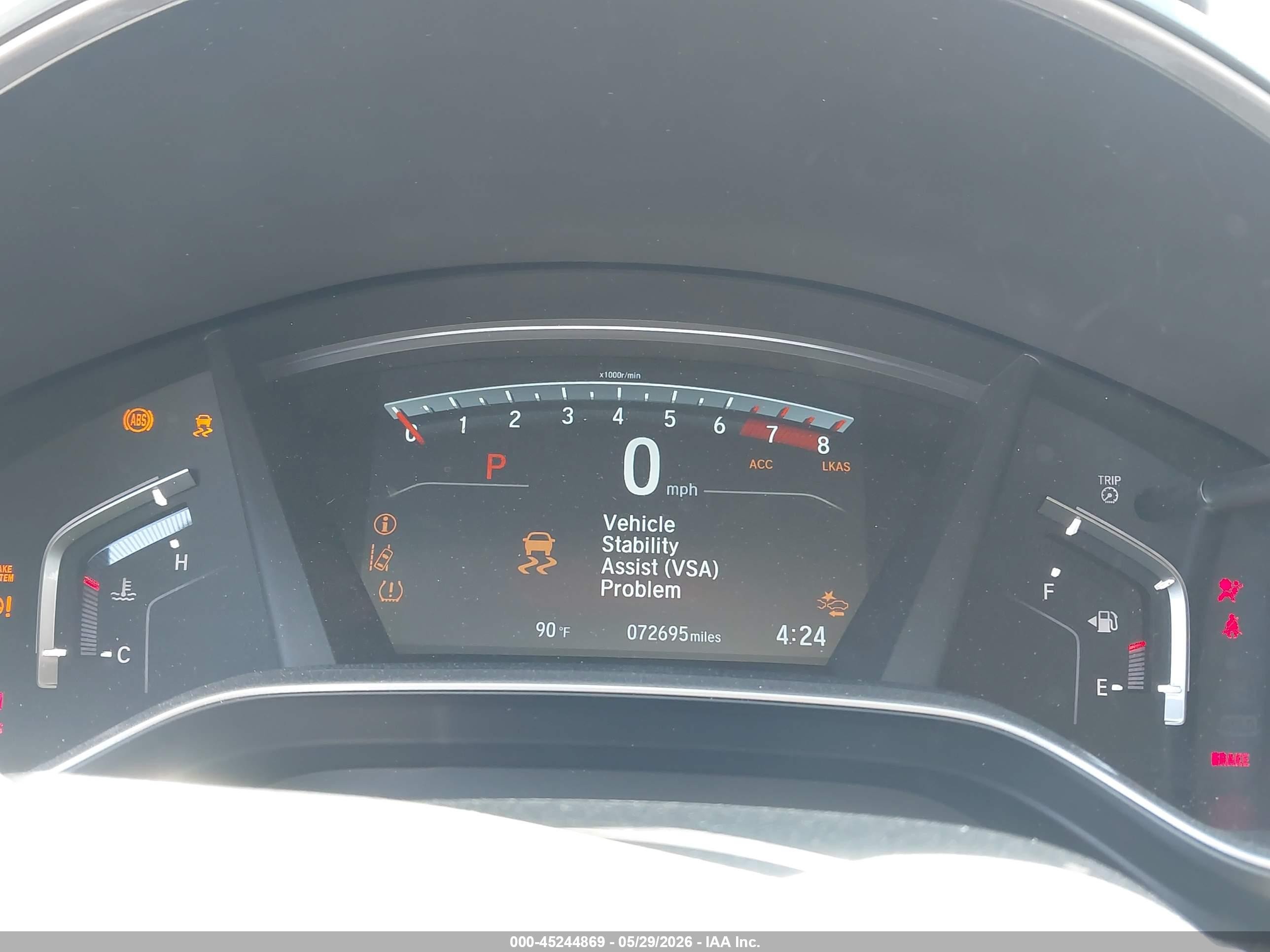 2018 Honda Cr-v Ex Gray vin: 7FARW2H58JE019436