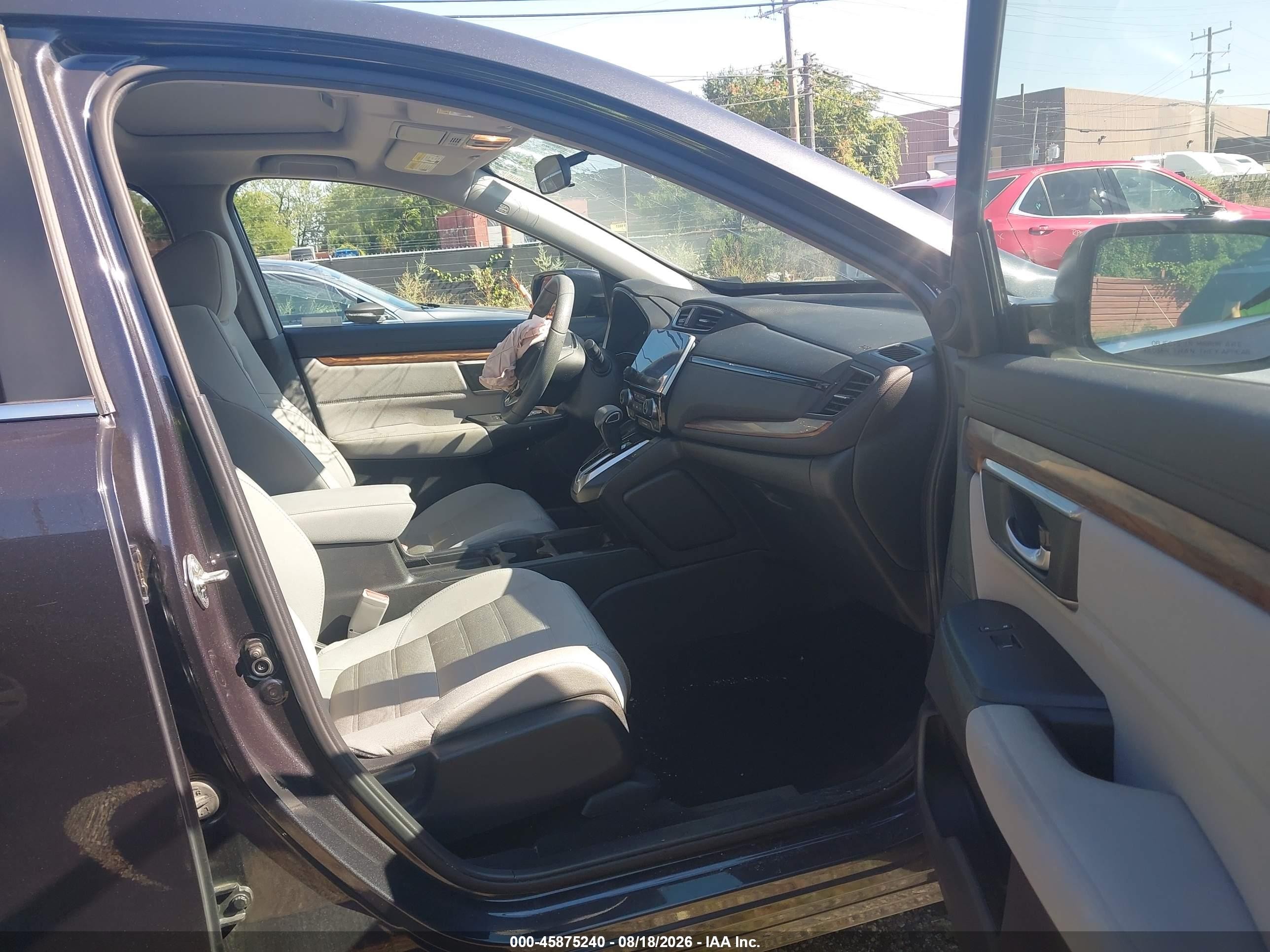 2018 Honda Cr-v Ex Серый vin: 7FARW2H58JE034597