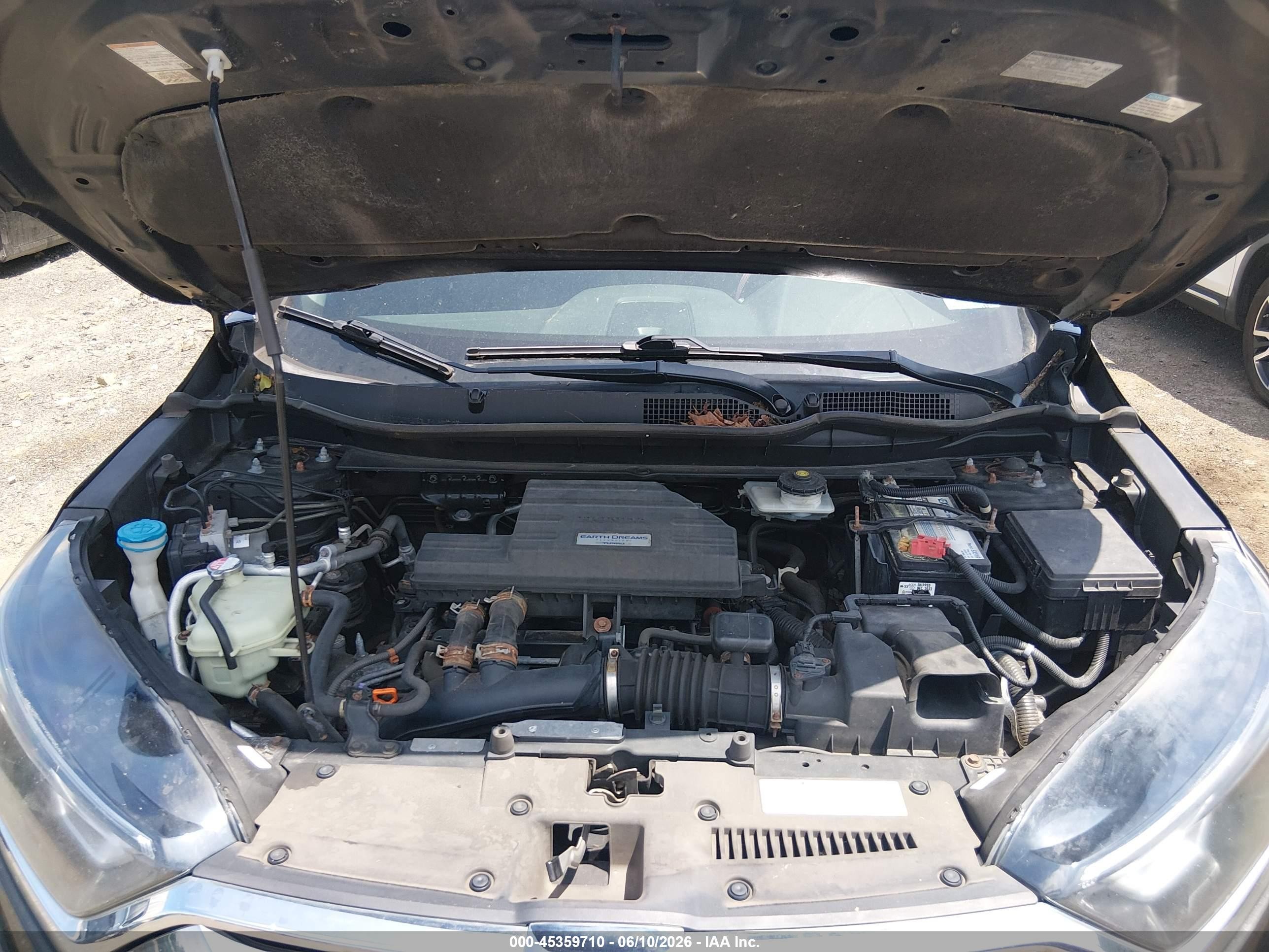 2018 Honda Cr-v Ex Серый vin: 7FARW2H58JE058284
