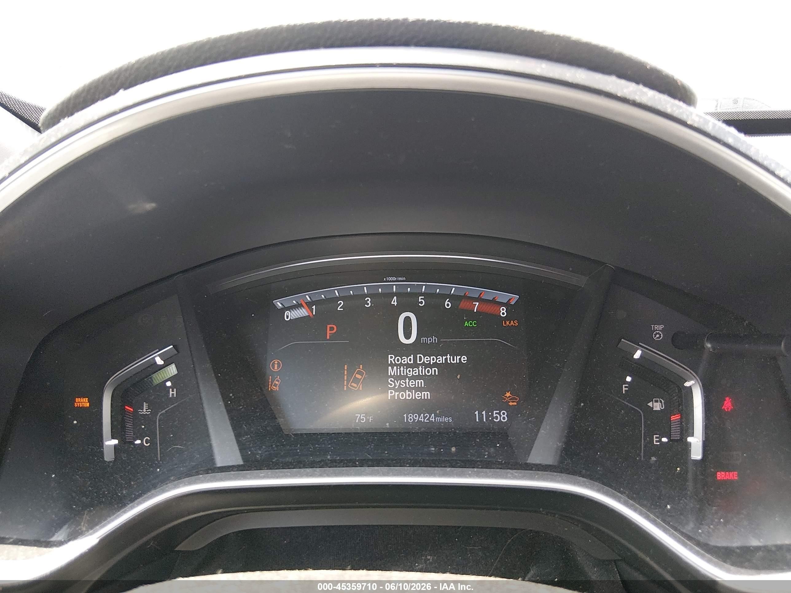 2018 Honda Cr-v Ex Серый vin: 7FARW2H58JE058284