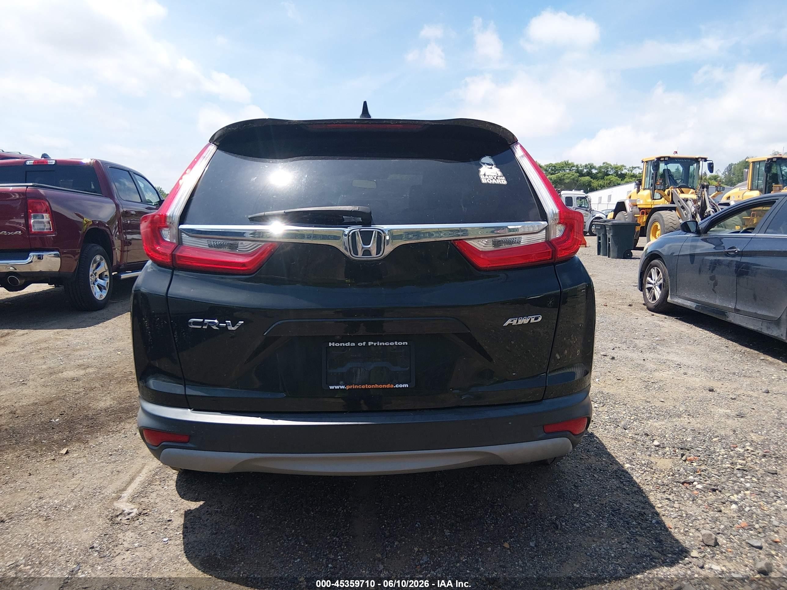 2018 Honda Cr-v Ex Серый vin: 7FARW2H58JE058284