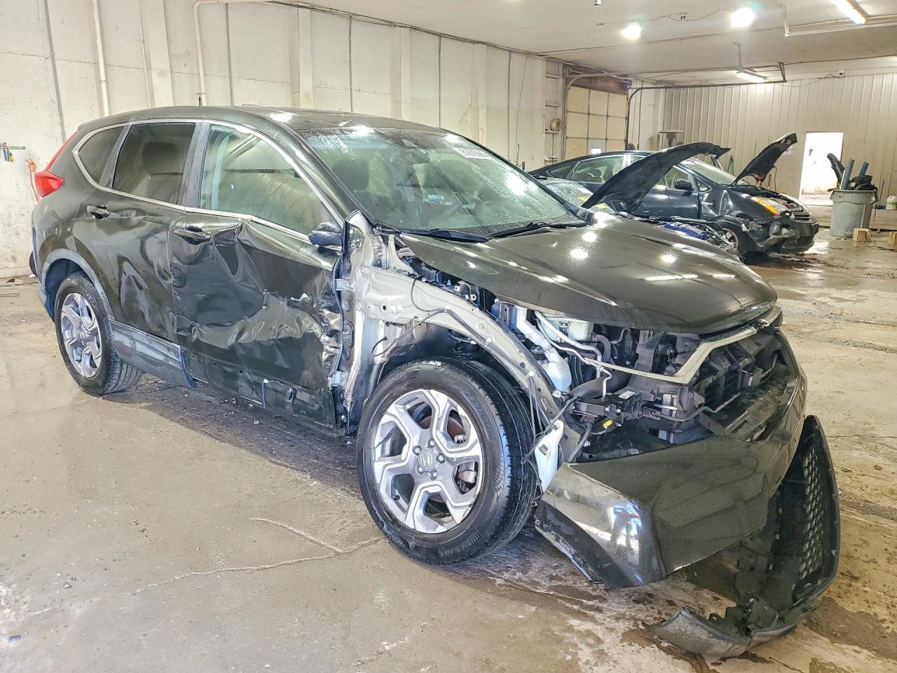 2018 Honda Cr-v Ex Green vin: 7FARW2H58JE095500