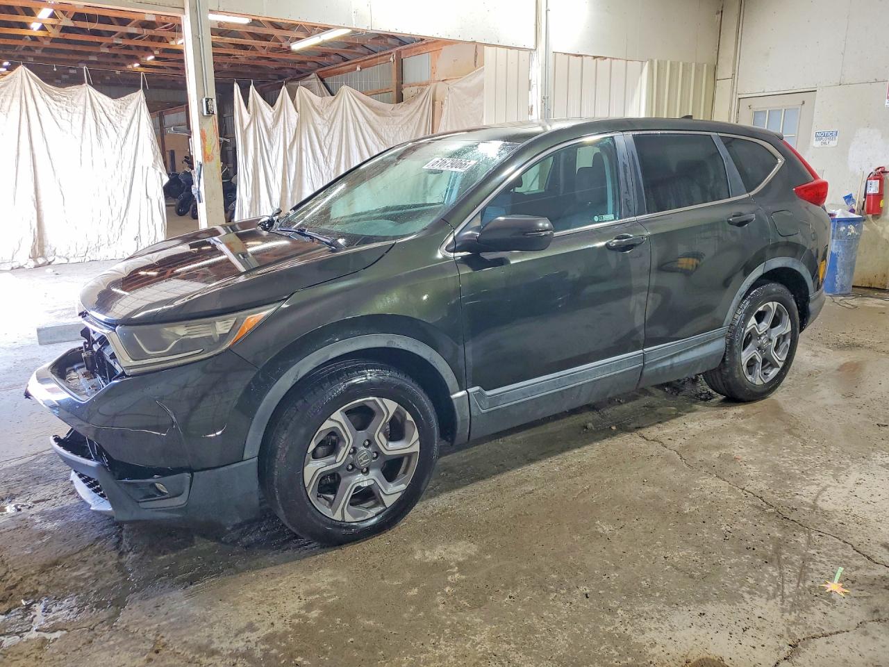 2018 Honda Cr-v Ex Green vin: 7FARW2H58JE095500