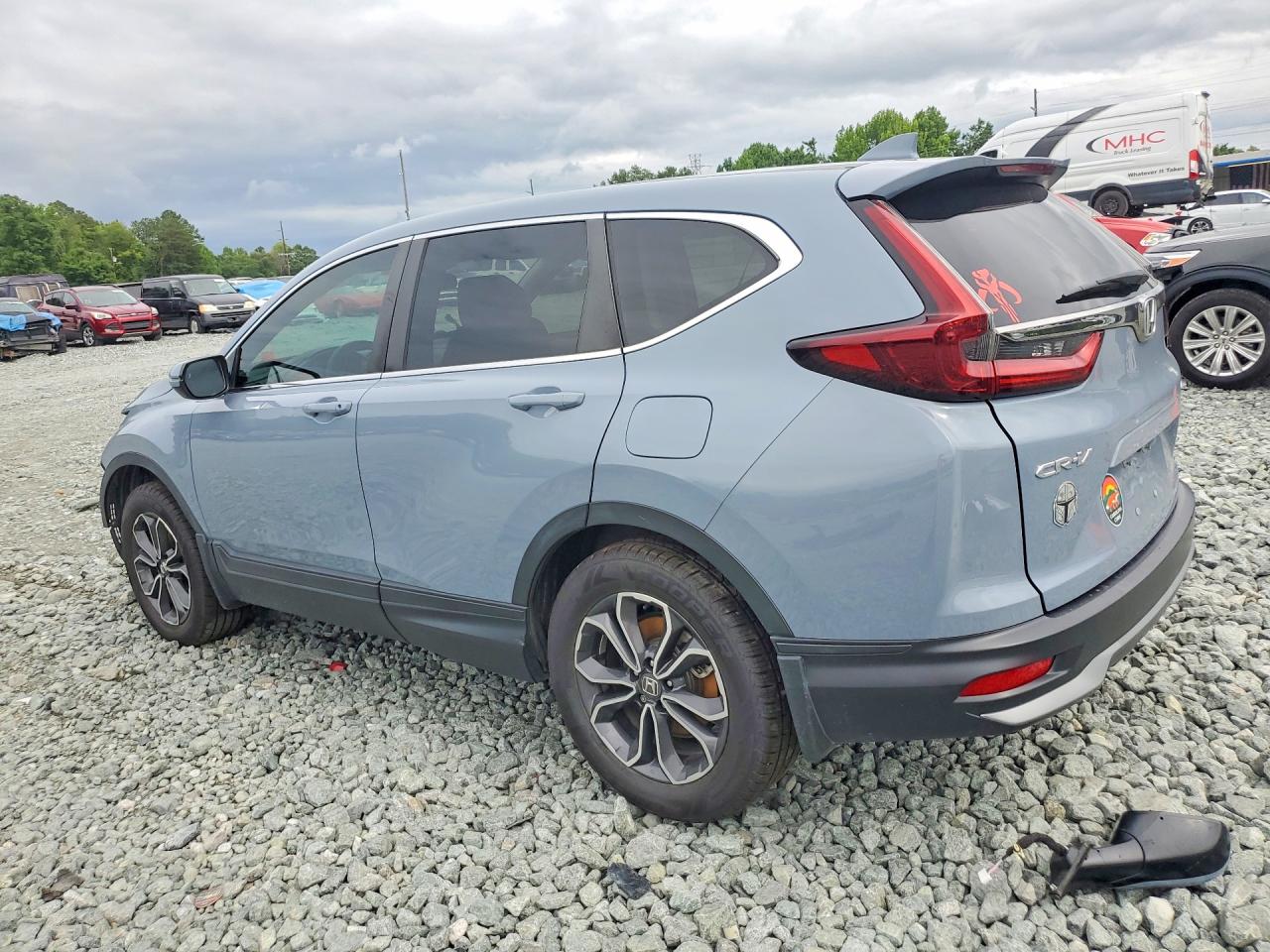 2022 Honda Cr-v Ex Gray vin: 7FARW2H59NE012050